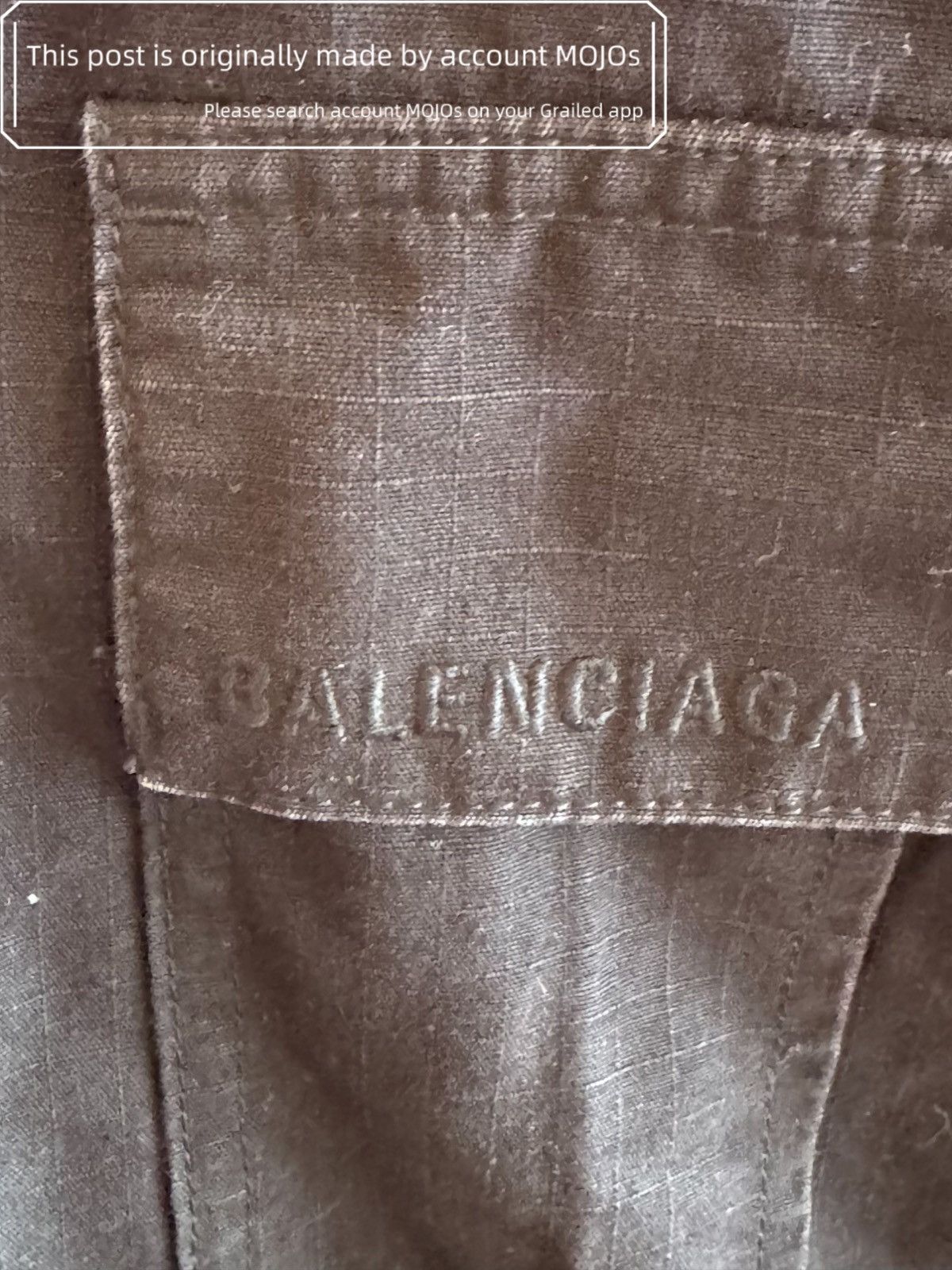 Balenciaga Sz 48 Balenciaga Pulled Cargo mojos133175 Size US 32 / EU 48 - 3 Thumbnail
