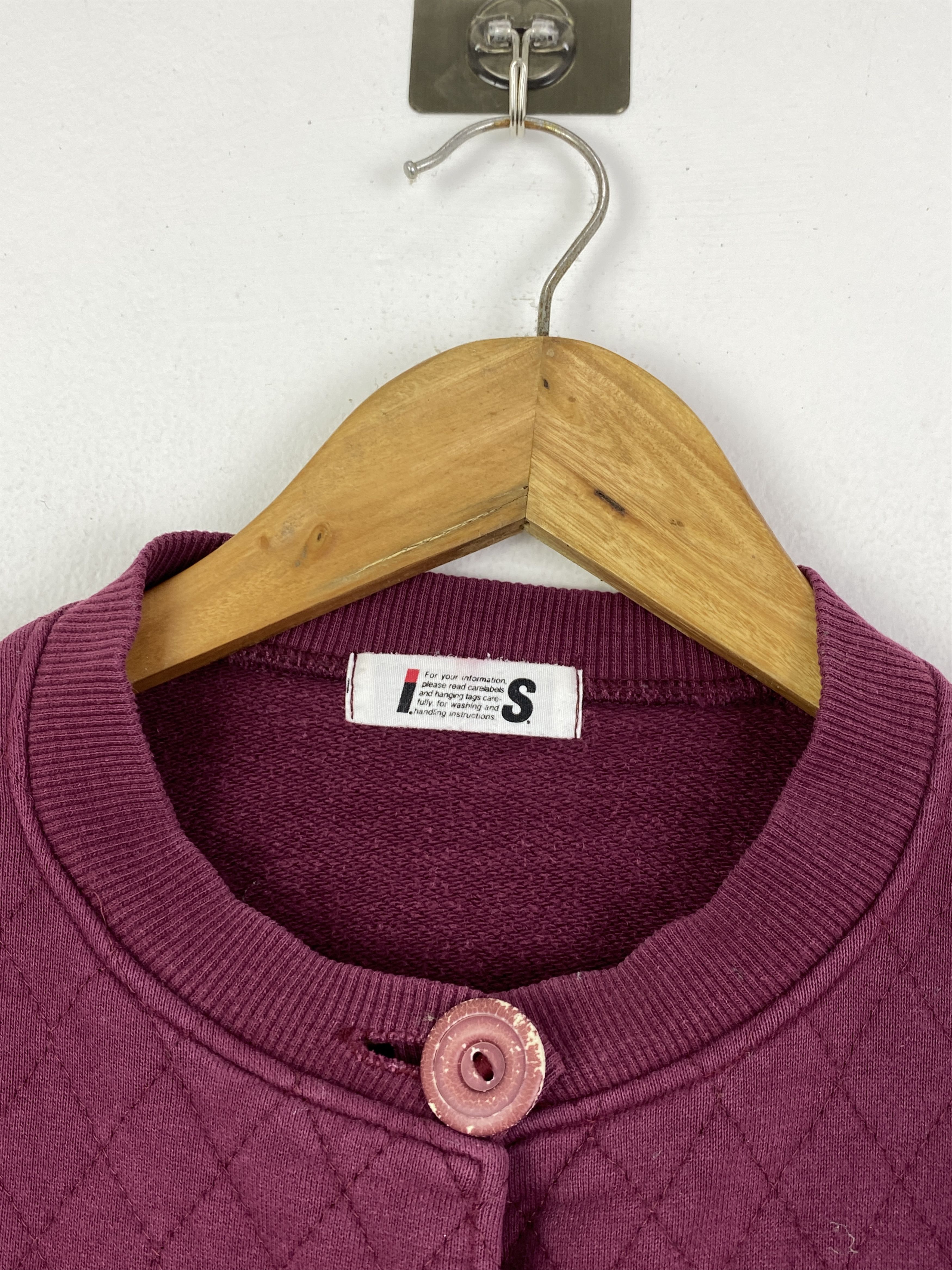 Issey Miyake Vintage Issey Miyake Button Up Sweatshirt J0076 Size L / US 10 / IT 46 - 8 Thumbnail