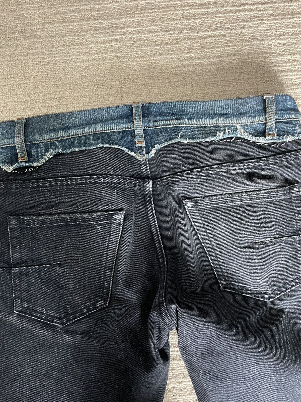 Dior × Hedi Slimane Dior cummerbund denim jeans Size US 27 - 5 Thumbnail
