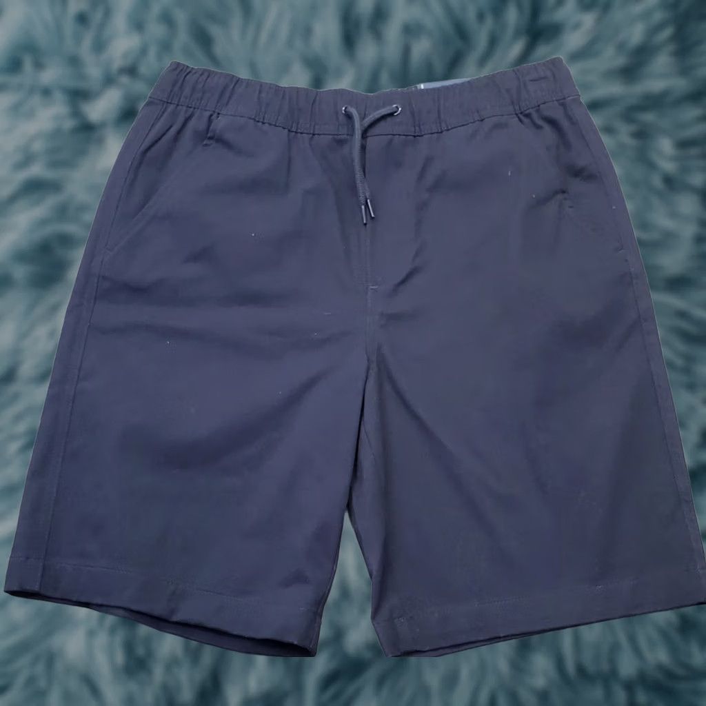 Izod IZOD Mens Shorts Shirt Navy Stretch Easy Care Schoolwear Regular Size M Size US 31 - 1 Thumbnail