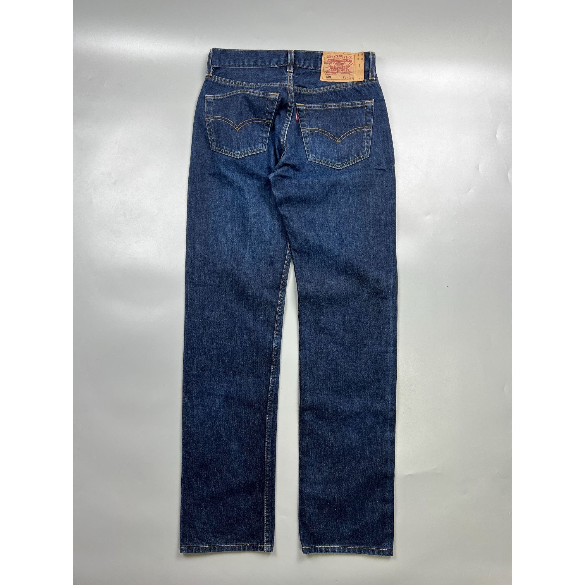 Levi's Levi’s 501 Dark Blue Denim Jeans Pants (Y0925) Size US 31 - 9 Thumbnail