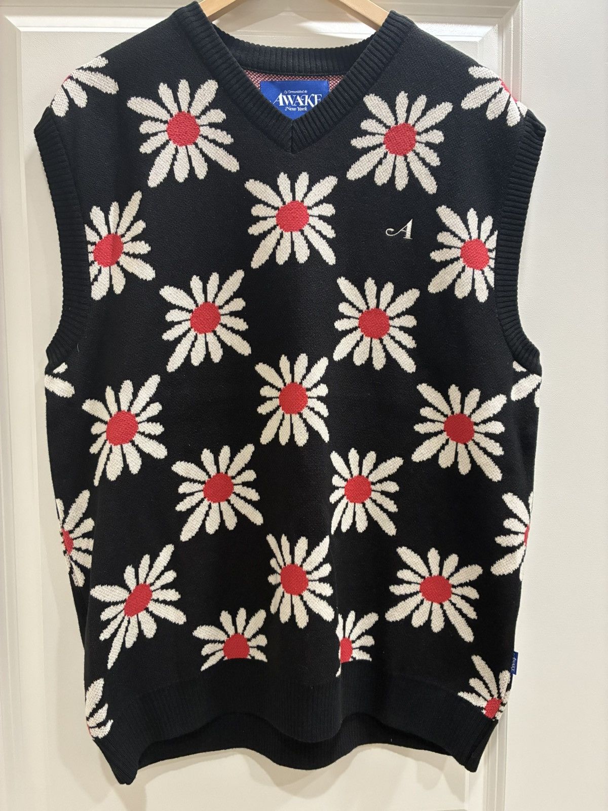 Awake NY Awake NY Checkered Floral Vest Size US XL / EU 56 / 4 - 1 Thumbnail