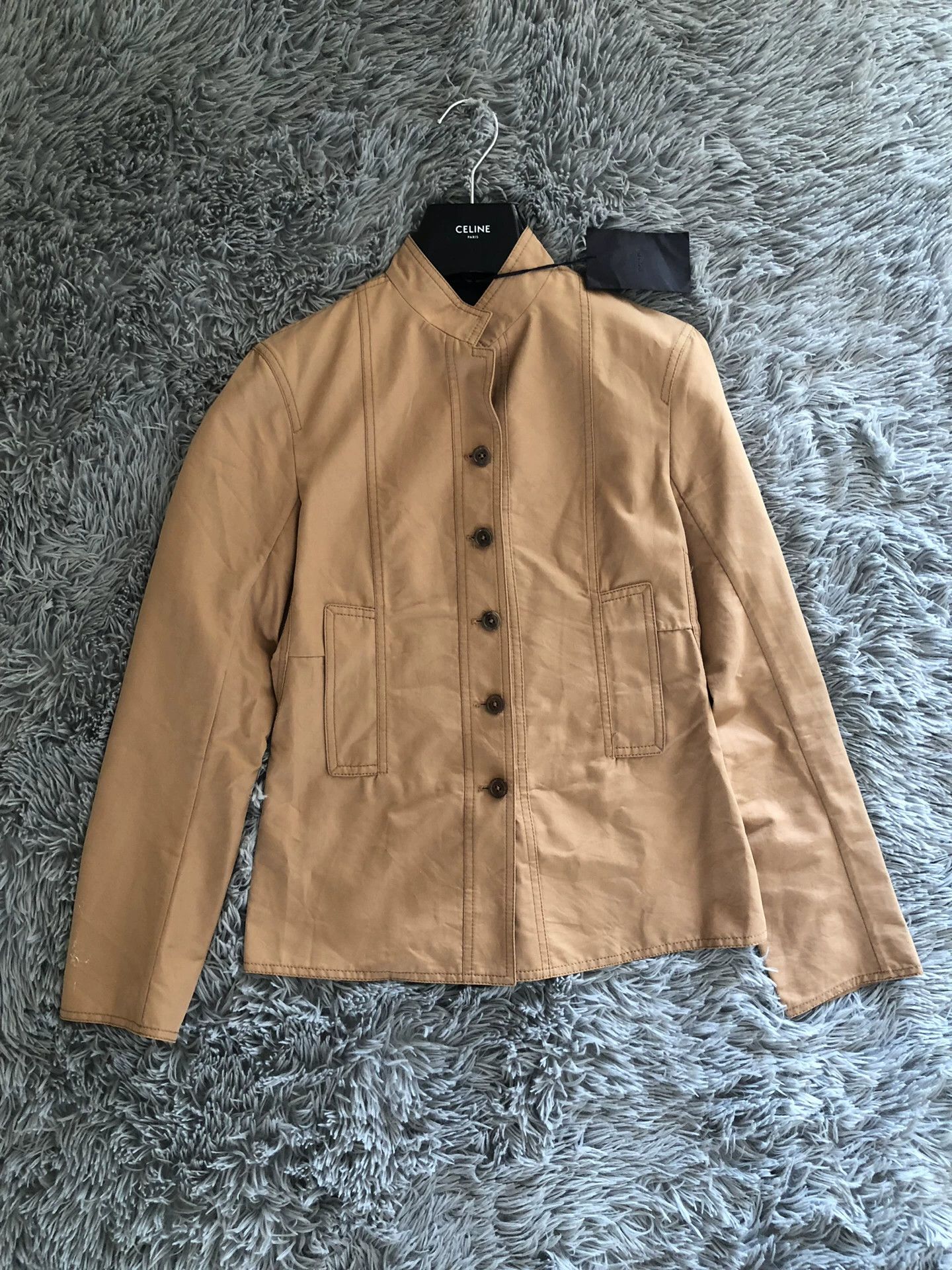 Prada Prada Khaki Collar Jacket Size XXS / US 00 / IT 34 - 1 Thumbnail