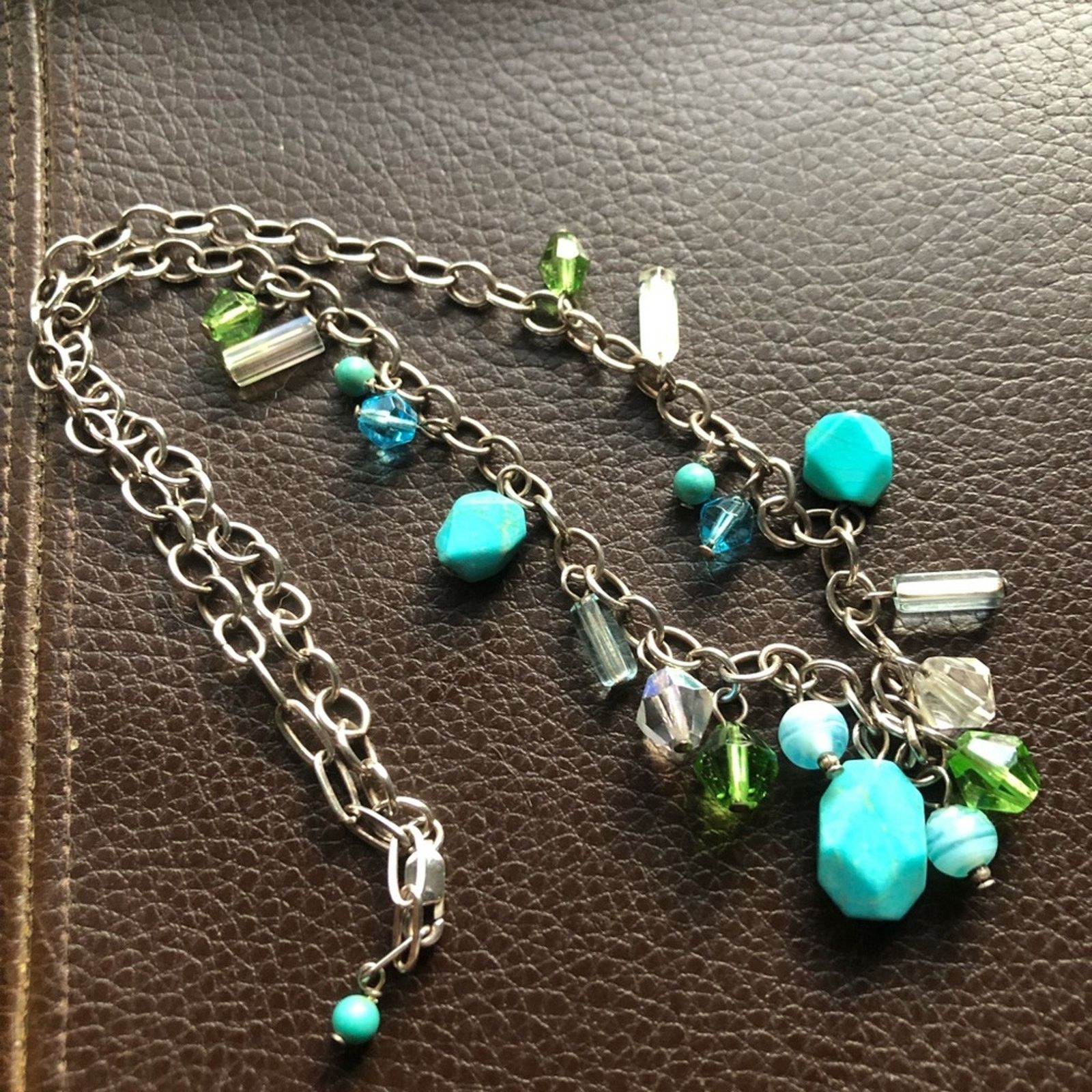Jewelry Simulated turquoise 925 sterling necklace Size ONE SIZE - 5 Thumbnail