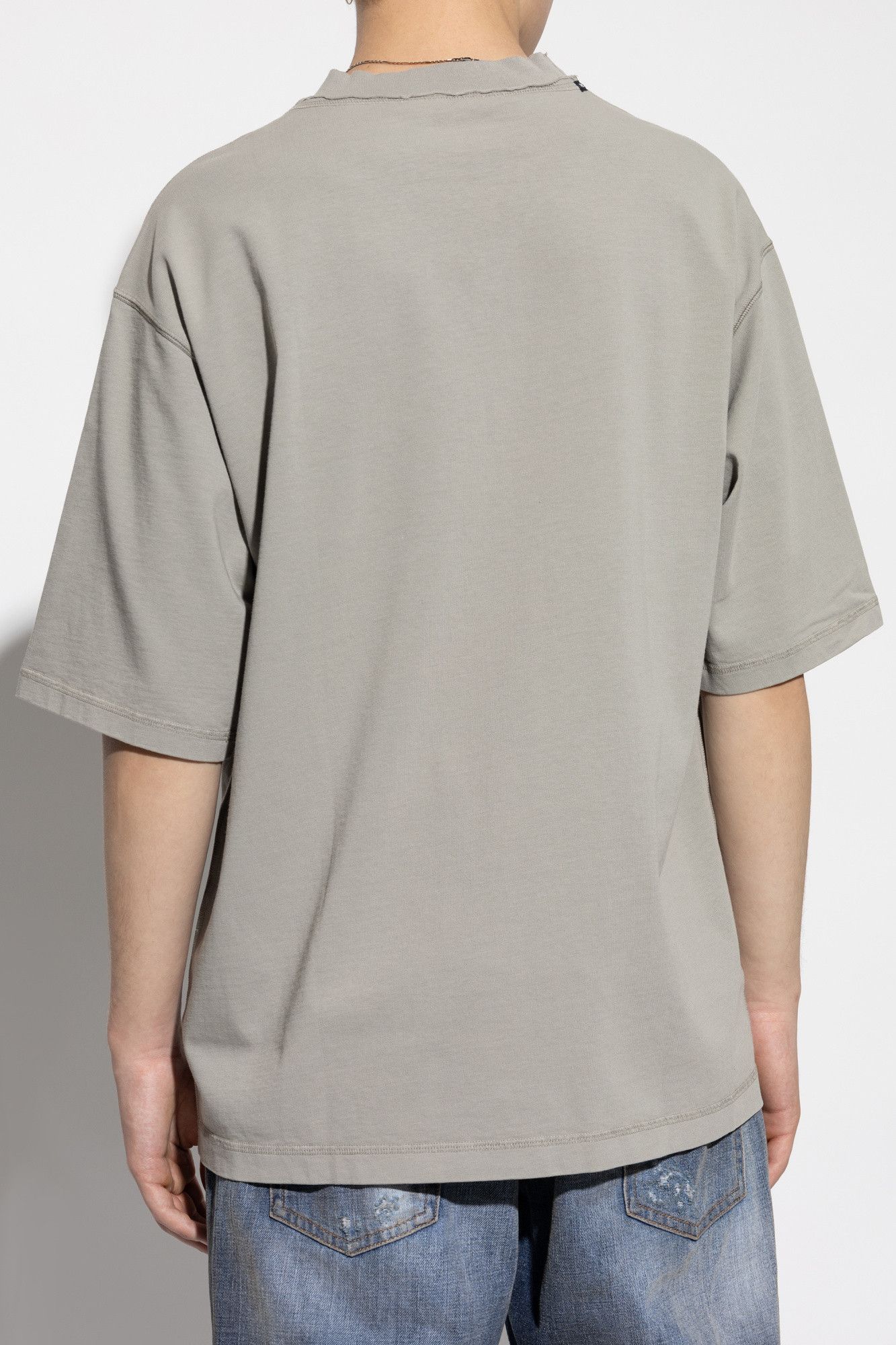 Dolce & Gabbana o1s22i1n0225 Oversized Printed T-Shirt in Grey Size US S / EU 44-46 / 1 - 4 Thumbnail