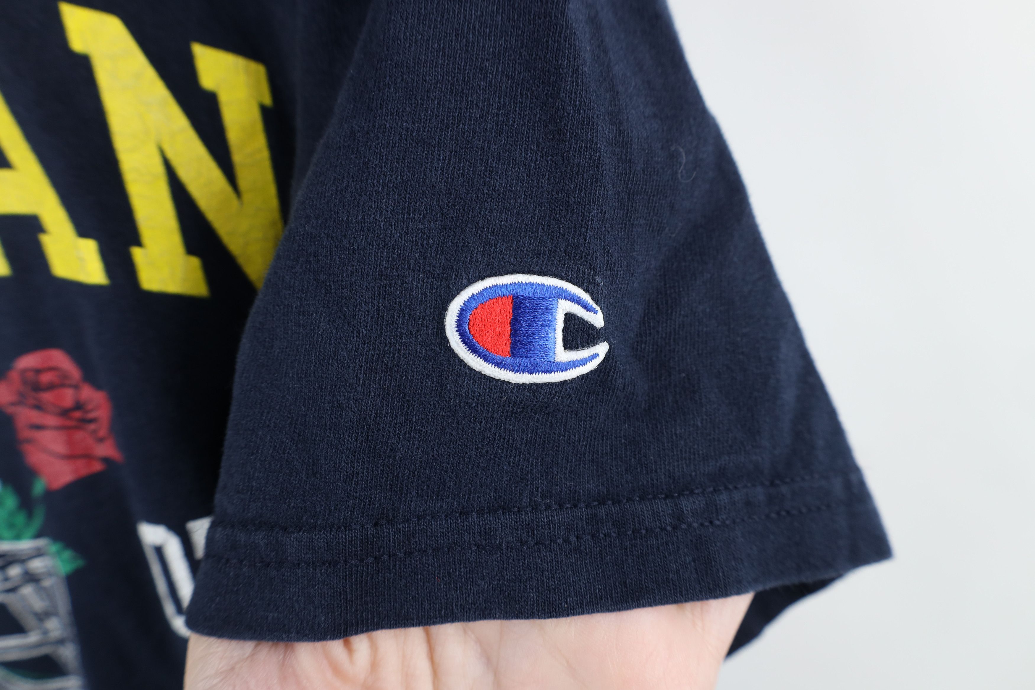 Champion × Vintage Vintage Champion University of Michigan Football T-Shirt Size US L / EU 52-54 / 3 - 4 Thumbnail