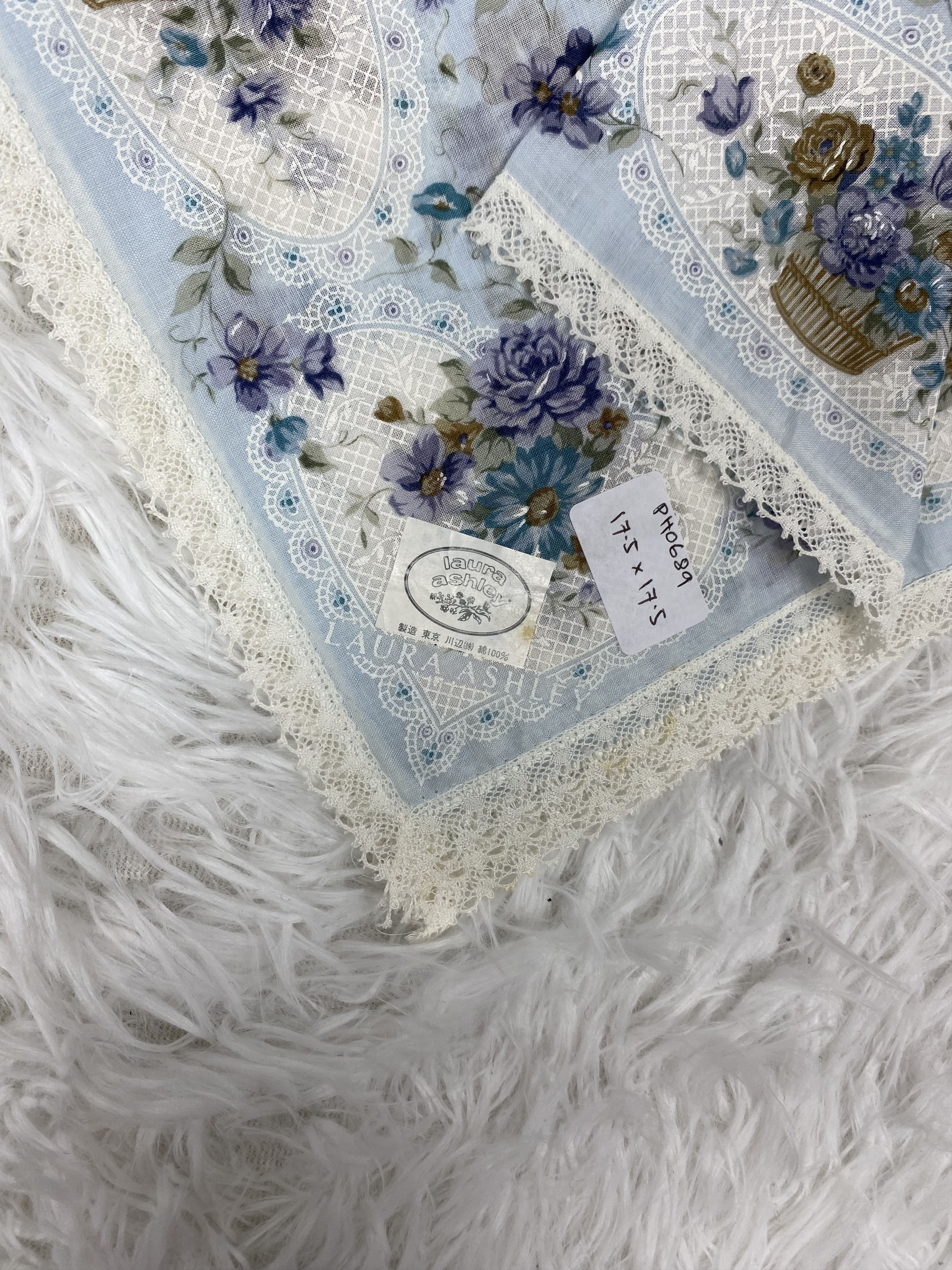 Vintage Vintage Laura Ashley Handkerchief Neckerchief PH0689 Size ONE SIZE - 2 Thumbnail