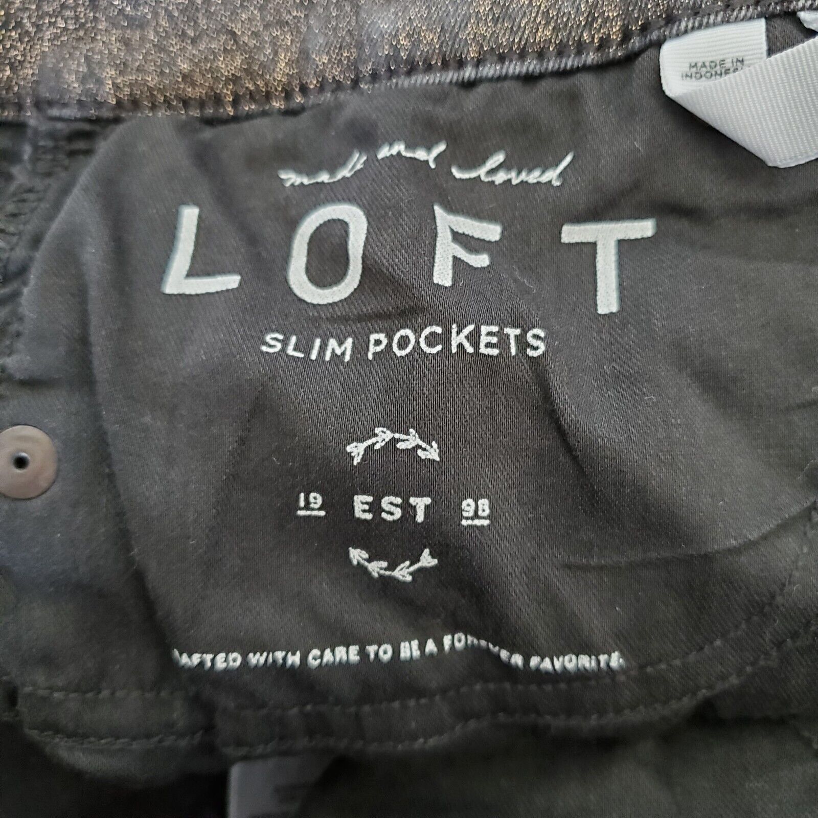 Loft Made and Loved Loft Pants Womens 25/0 Petite Slim Pockets Size 25" / US 0 / IT 36 - 18 Thumbnail