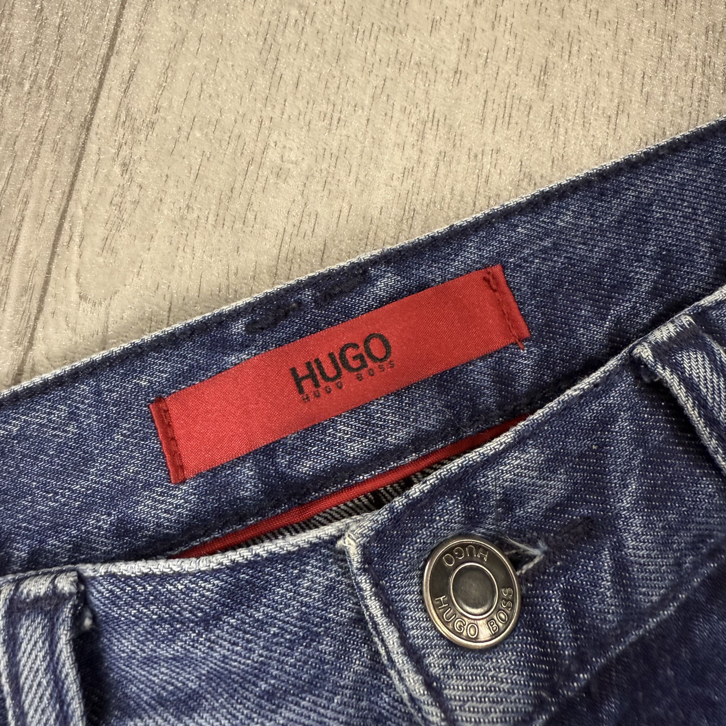 Hugo Boss HUGO Hugo Boss 332 "Control the Future" Frayed Hem Jeans Size US 30 / EU 46 - 9 Thumbnail