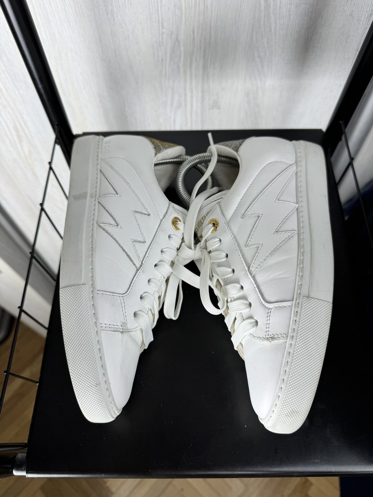 Zadig & Voltaire Zadig & Voltaire ZV 1747 Flash White leather low sneakers 38 Size US 8 / IT 38 - 10 Thumbnail