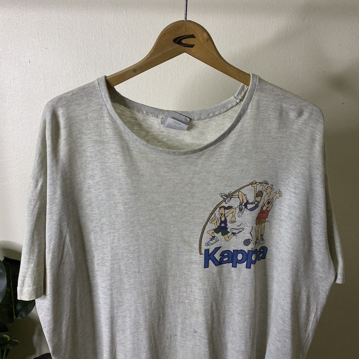 Kappa × Vintage Vintage 1990s Kappa x John Holladay Signature Series Tee Size US XL / EU 56 / 4 - 2 Thumbnail
