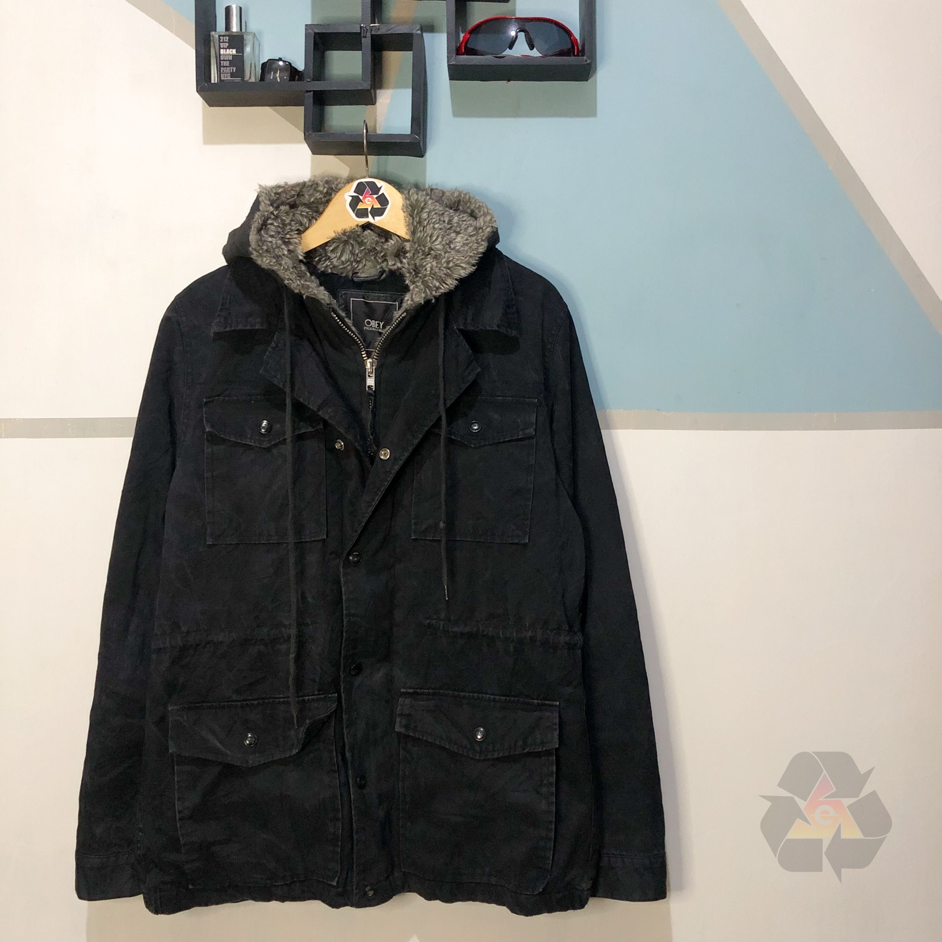 Obey × Vintage Vintage OBEY Parka Propaganda Size US L / EU 52-54 / 3 - 1 Thumbnail