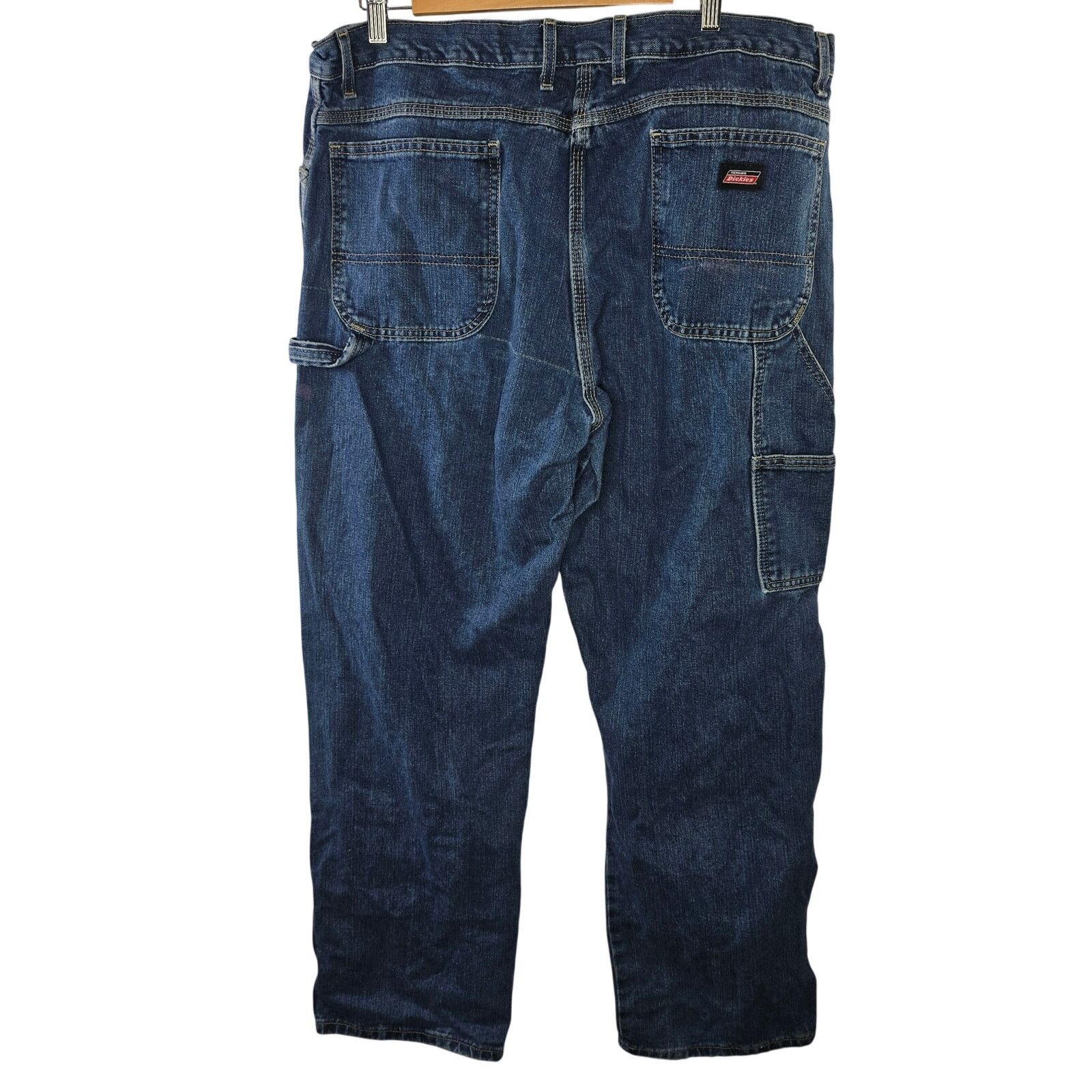 Dickies Dickies Relaxed Fit Carpenter Blue Denim Jeans Size 40x32 Size US 40 / EU 56 - 8 Thumbnail
