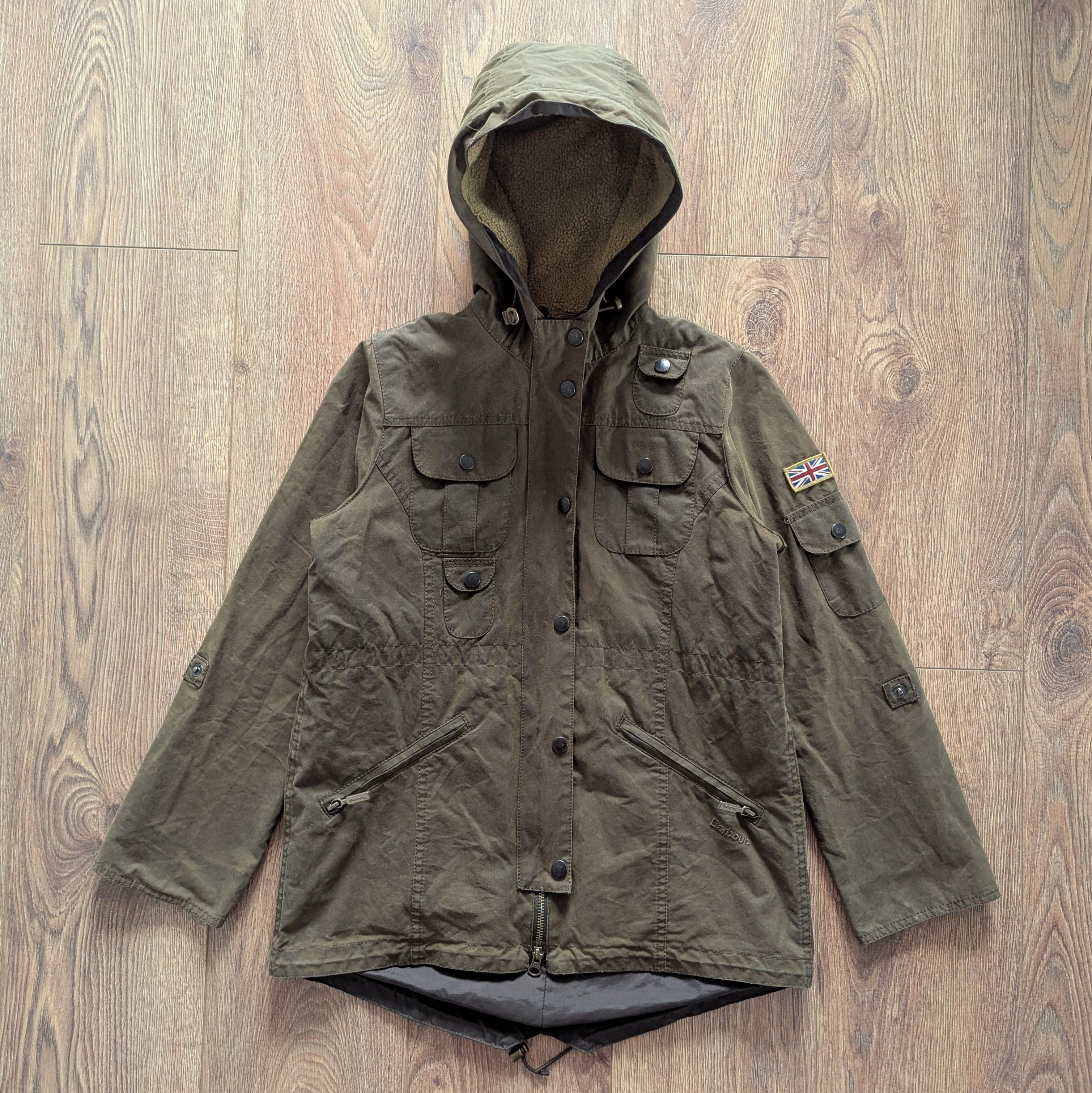 Barbour Barbour Winter Force Parka Wax Hooded Jacket Size Girls XL Size XL / US 12-14 / IT 48-50 - 22 Thumbnail