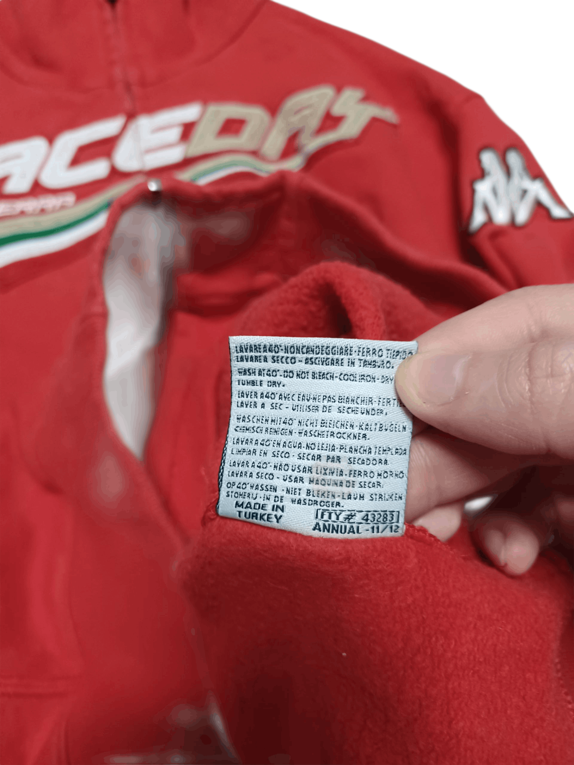 Kappa KAPPA RACEDAY ITALIA ITALY RACING VINTAGE 1/3 ZIP SWEATSHIRT Size US L / EU 52-54 / 3 - 5 Thumbnail