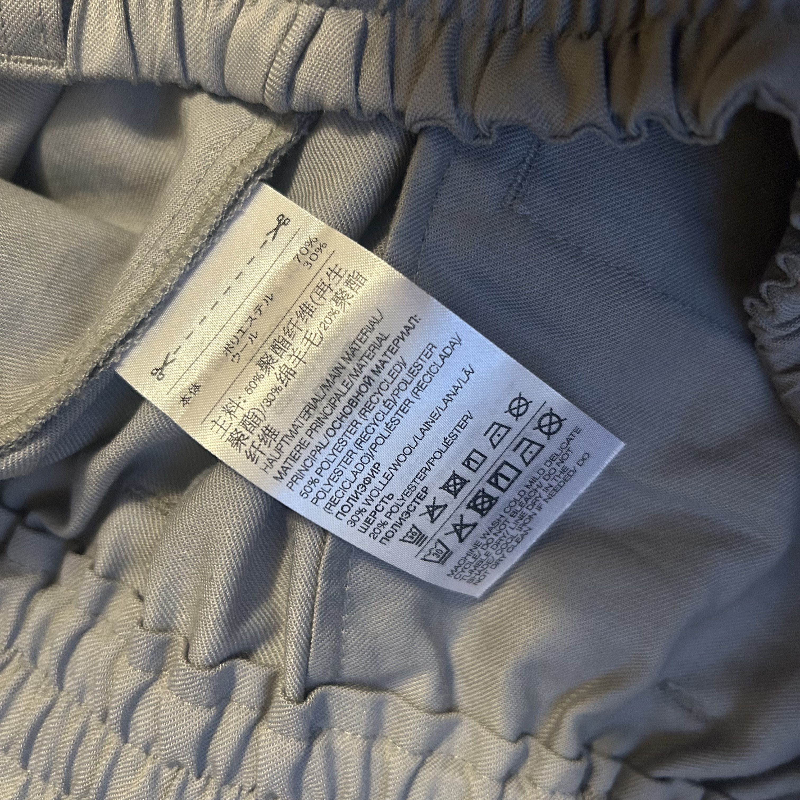 Y-3 × Yohji Yamamoto Y-3 Refined Woven Cuffed Tracksuit Bottoms, Grey Medium Size US 33 - 7 Thumbnail