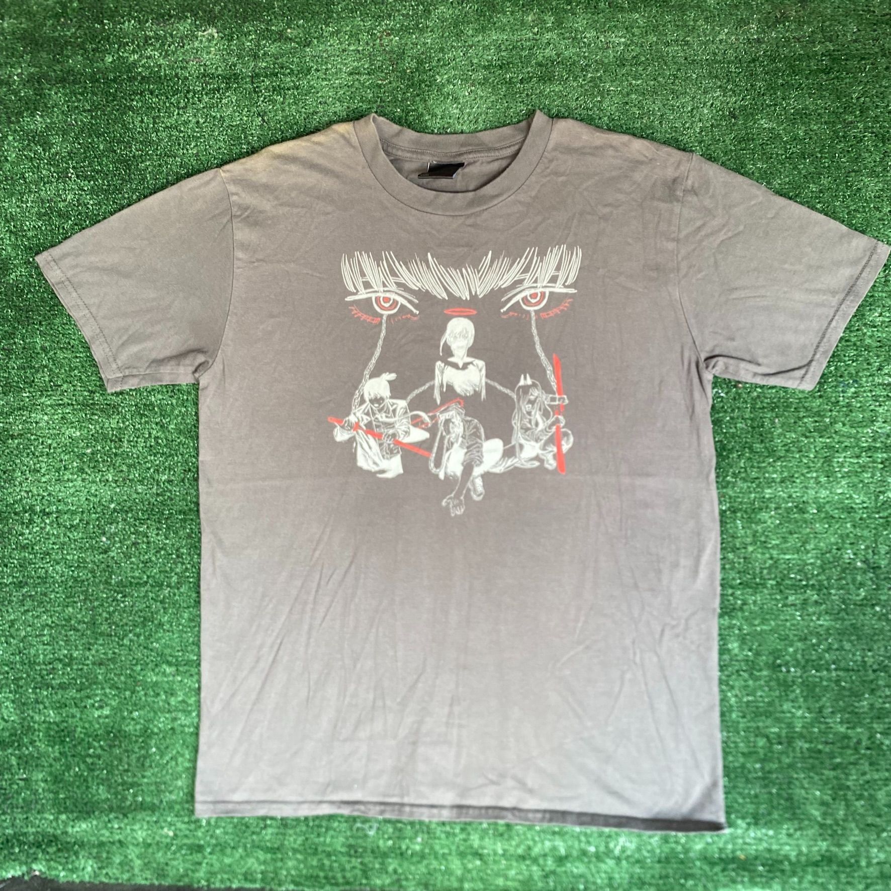 Japanese Brand Vintage Y2K Chainsaw Man Shirt Japan Anime Gun Devil Tee Size US M / EU 48-50 / 2 - 1 Thumbnail