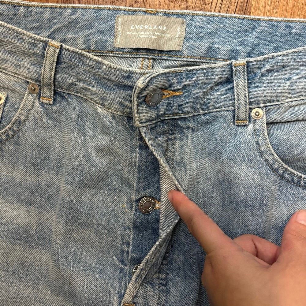 Everlane NWOT Everlane The Curvy 90s Cheeky Straight Jean Size 32R Size 32" / US 10 / IT 46 - 3 Thumbnail