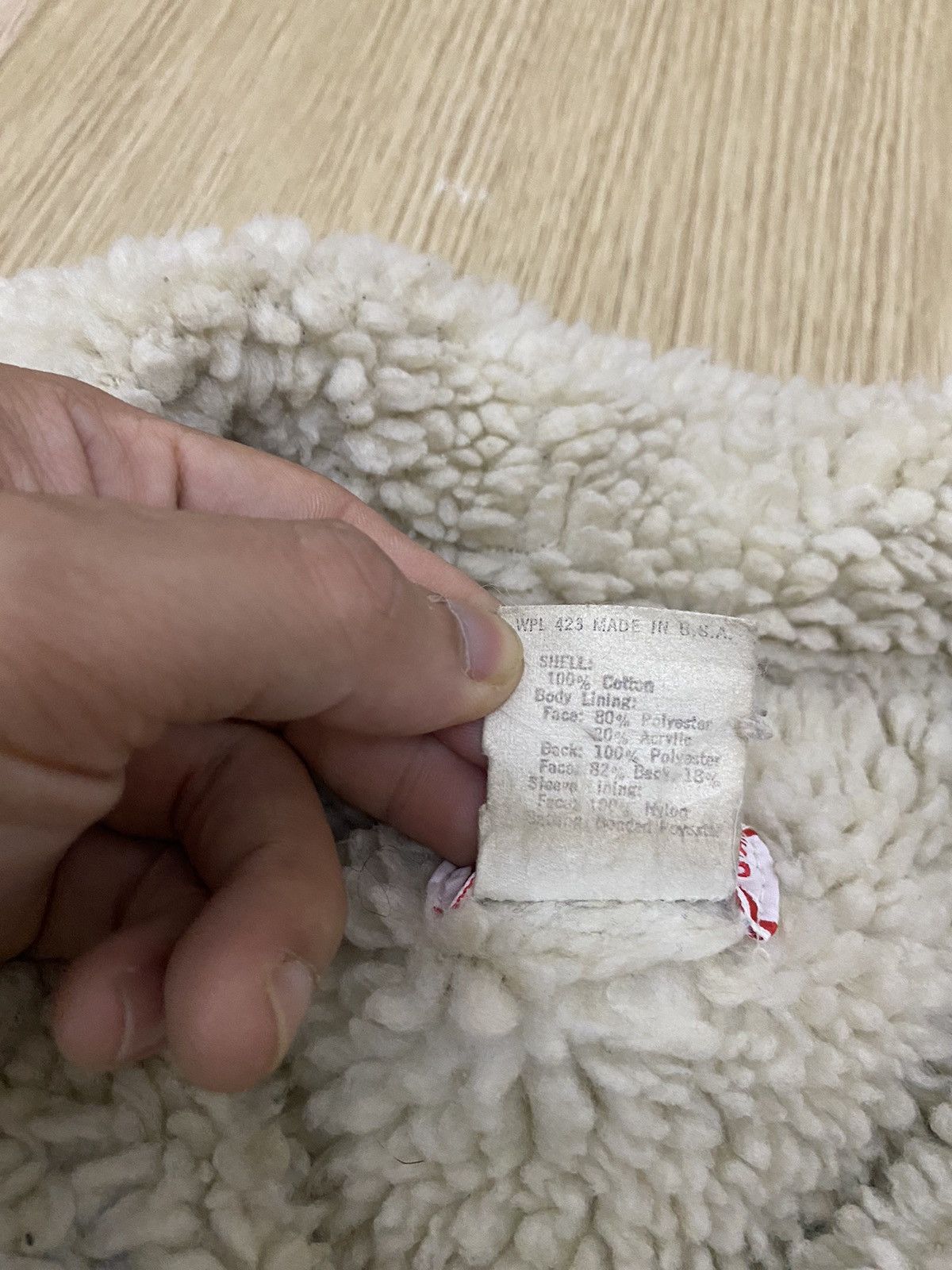 Levi's × Levi's Vintage Clothing × Vintage Vintage Levi’s WPL 423 Made in USA sherpa jacket Size US M / EU 48-50 / 2 - 6 Thumbnail