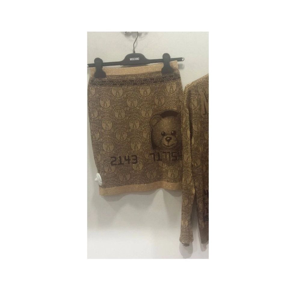 Moschino MOSCHINO COUTURE Jeremy Scott Teddy Bear Credit Card SKIRT Size 25" / US 0 / IT 36 - 5 Thumbnail