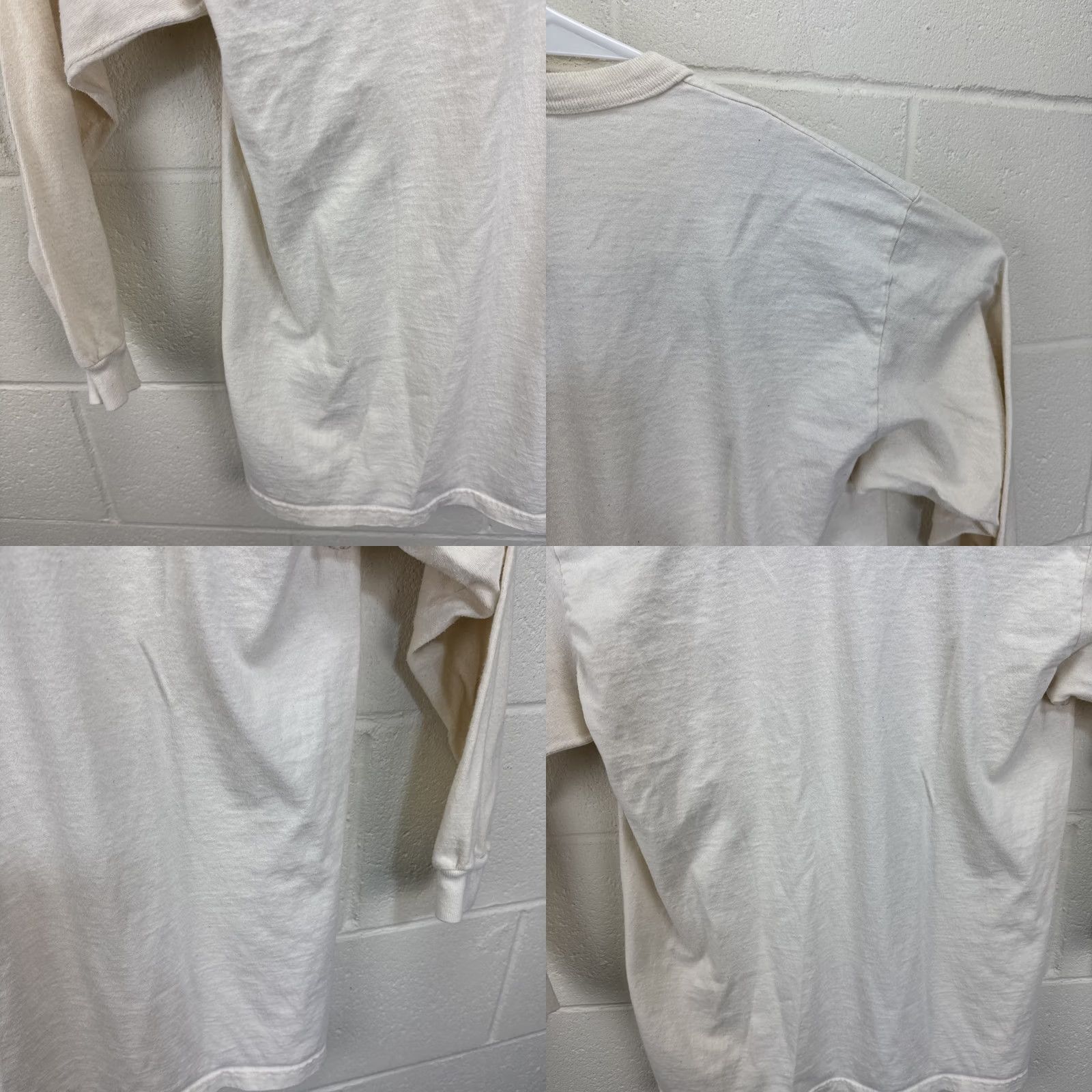 Vintage VINTAGE Snowman Shirt Long Sleeve Large Snowmen Melt Your Heart Sweetheart Beige 1990s Size L / US 10 / IT 46 - 10 Thumbnail