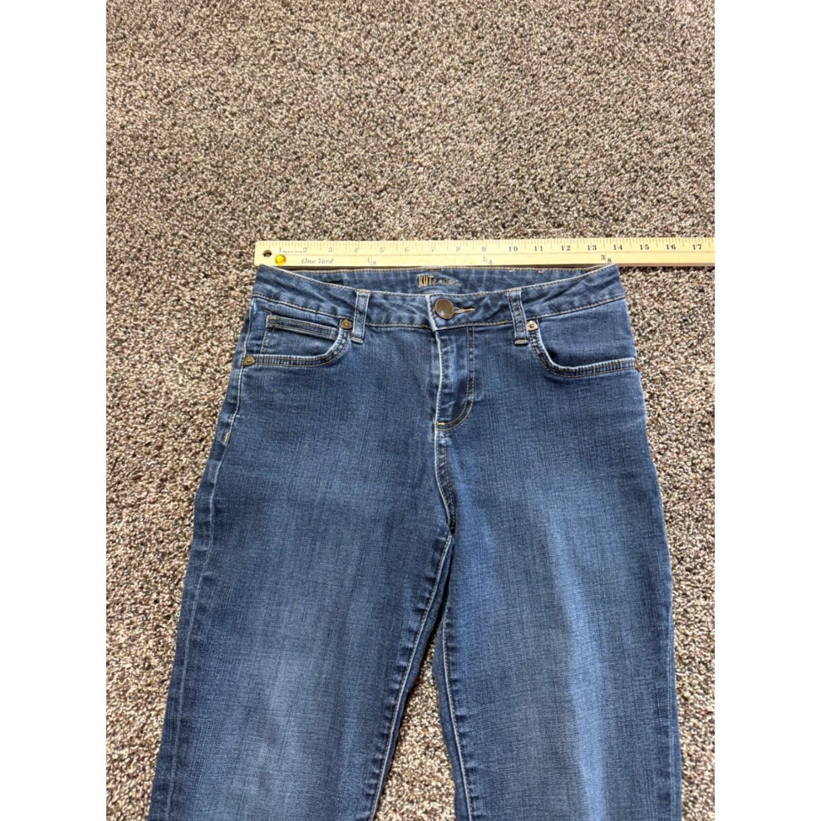 Vintage Kut from the Kloth Jeans Women's Size 6 Blue Denim Skinny Stretch Flex 5-Pocket Design Size 28" / US 6 / IT 42 - 6 Thumbnail