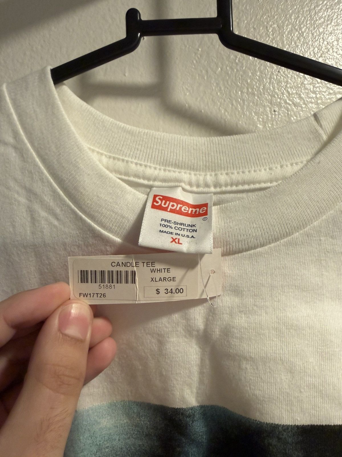 Supreme Supreme “Candle” tee Size US XL / EU 56 / 4 - 4 Thumbnail