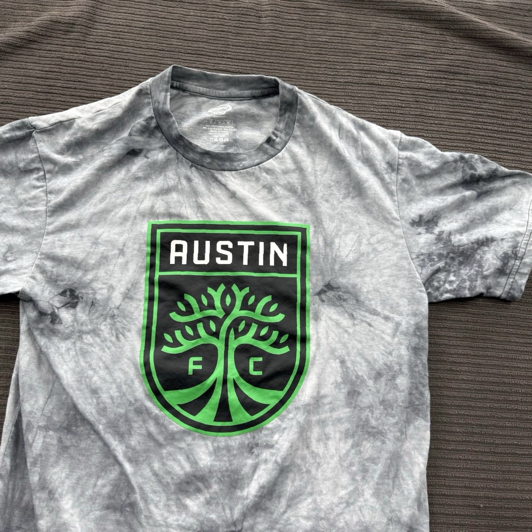 Vintage Austin FC Concepts T-Shirt Men Medium Charcoal Gray Crew Neck Short Sleeve Soccer Logo Size US M / EU 48-50 / 2 - 8 Thumbnail