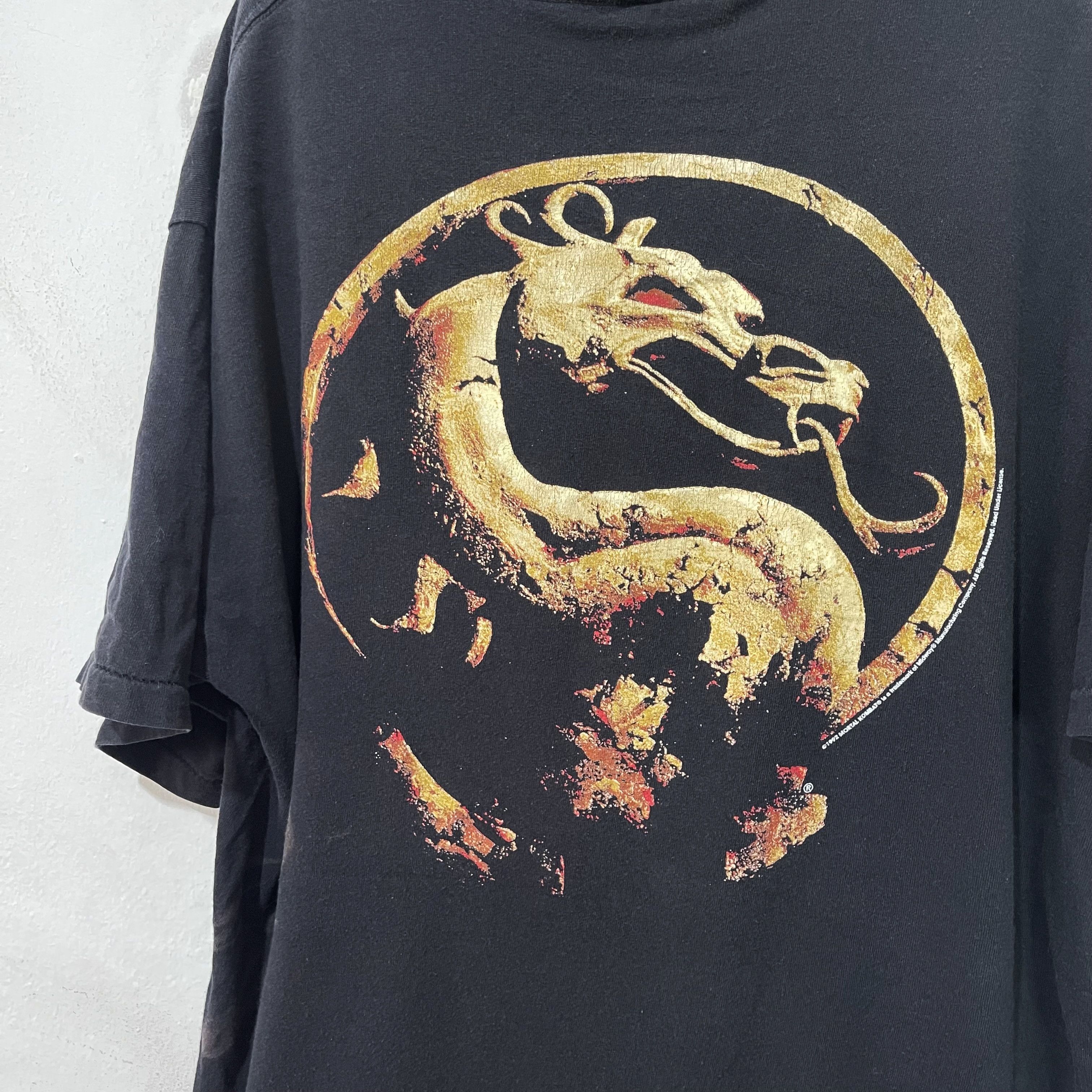 Vintage Vintage 1992 Mortal Kombat Shirt Size US XL / EU 56 / 4 - 2 Thumbnail