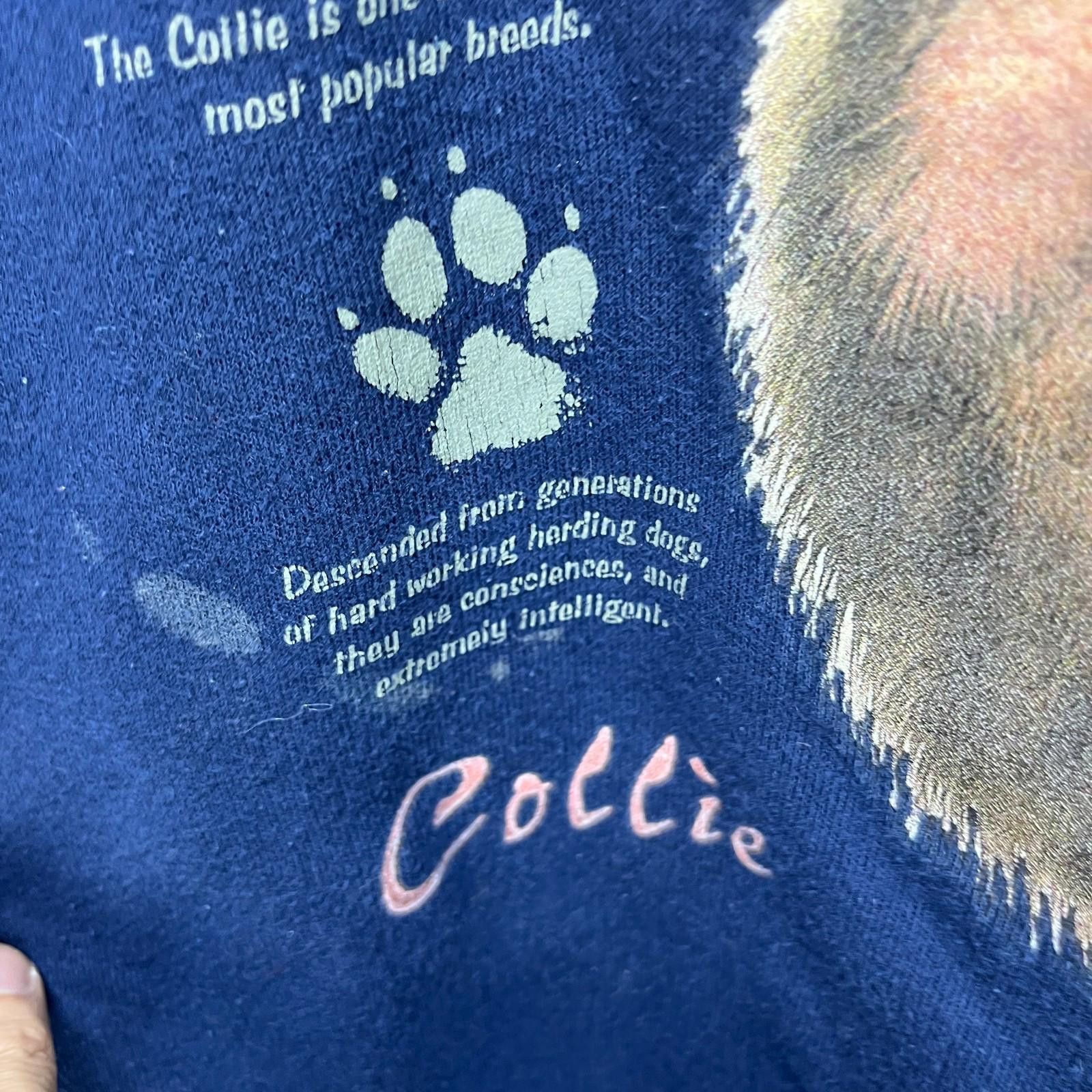 Tundra Vintage 90s Collie Dog Great Britain Cute Sweatshirt XL Size US XL / EU 56 / 4 - 4 Thumbnail