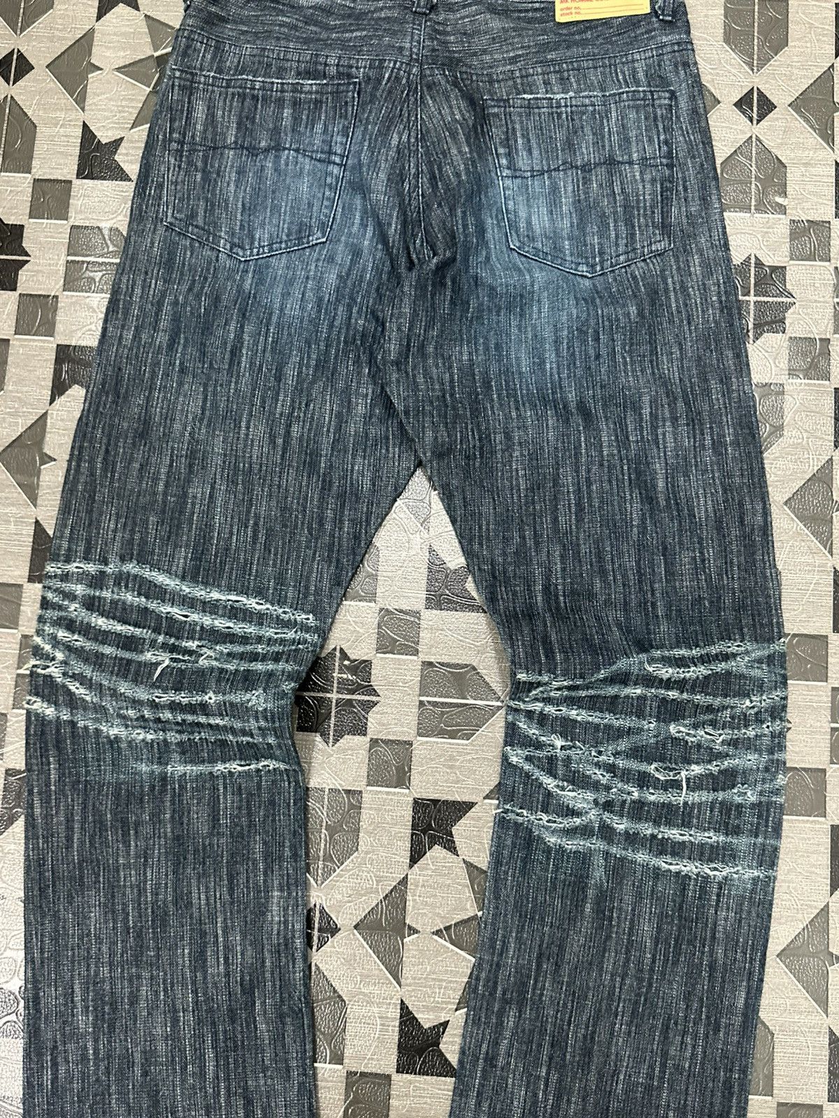 Michel Klein 1990 MK Homme (Michel Klein) Claw Mark Denim Size US 30 / EU 46 - 19 Thumbnail