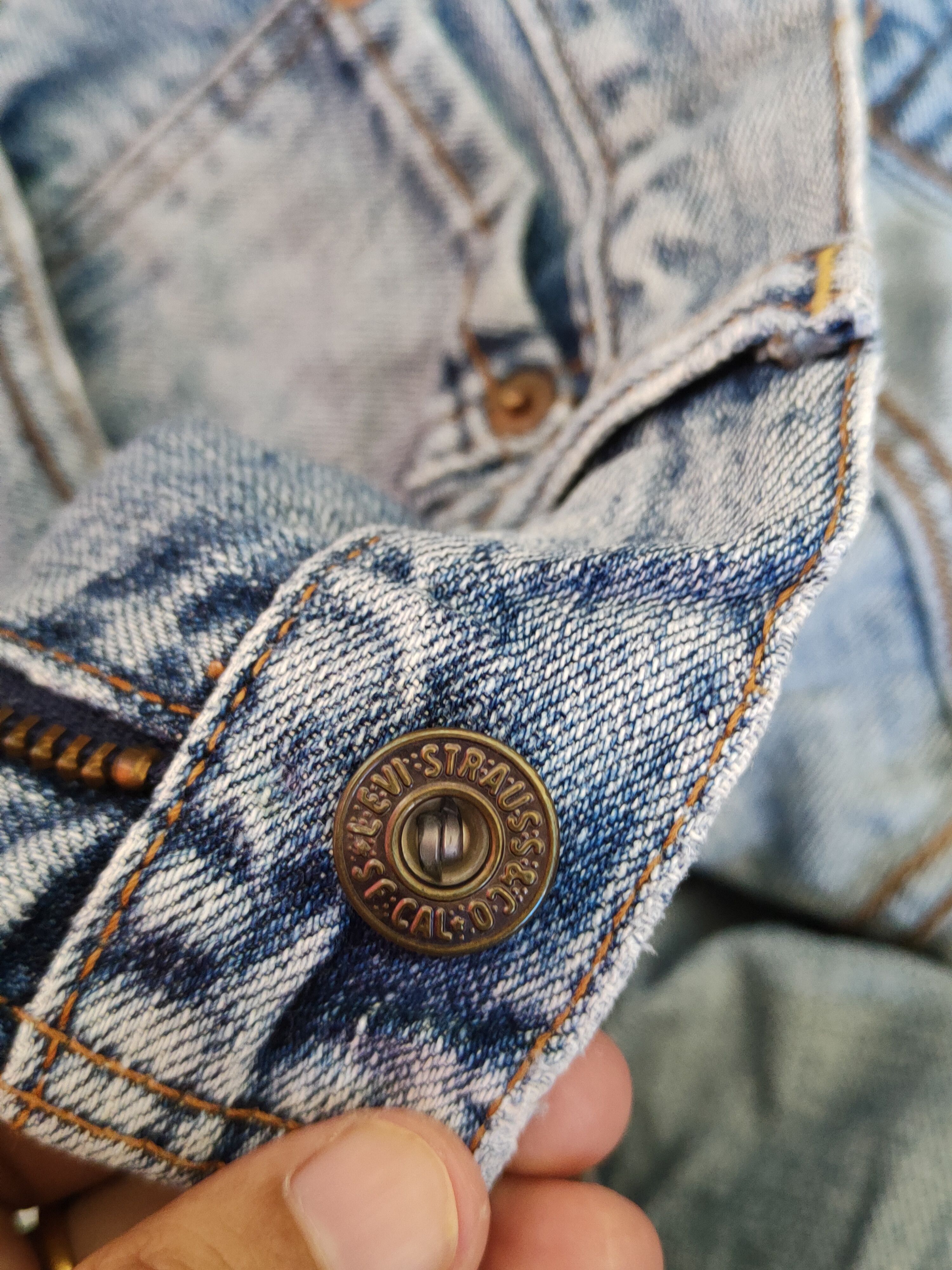 Levi's Levi's Blue Faded Distressed Ripped Jeans #S1693 Size US 31 - 19 Thumbnail