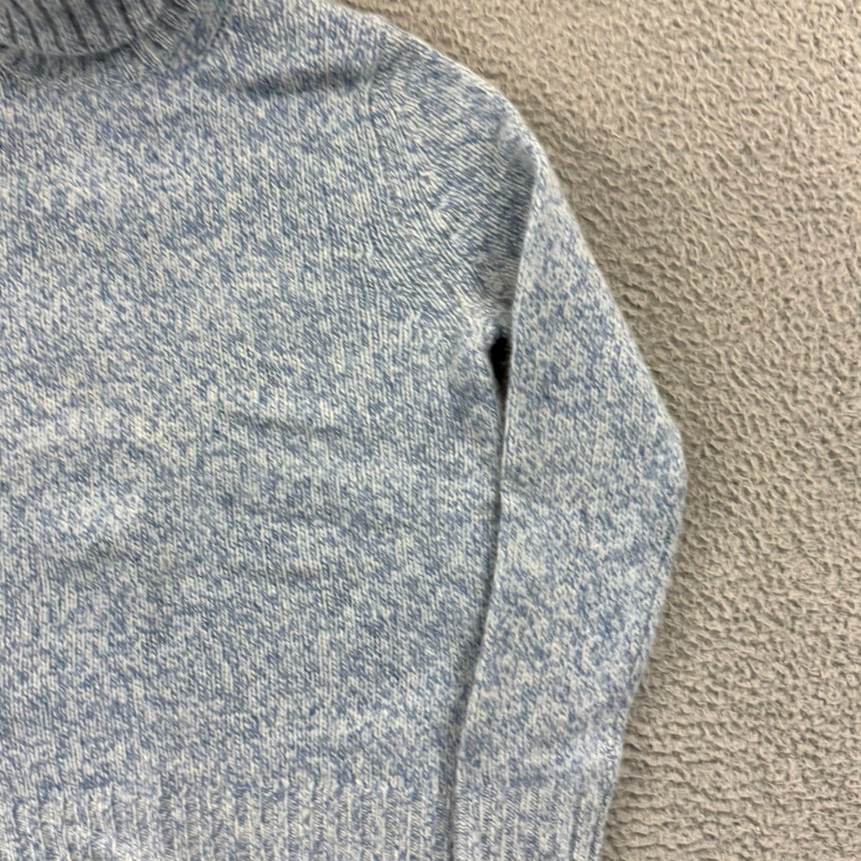 Vintage The Limited Sweater Women Small Blue Turtleneck Wool Long Sleeve Knit Angora NWT Size S / US 4 / IT 40 - 6 Thumbnail