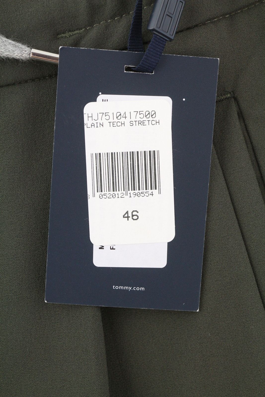 Tommy Hilfiger THFLEX W31 Khaki Plain Pleated Trousers 84999 Size US 31 - 6 Thumbnail