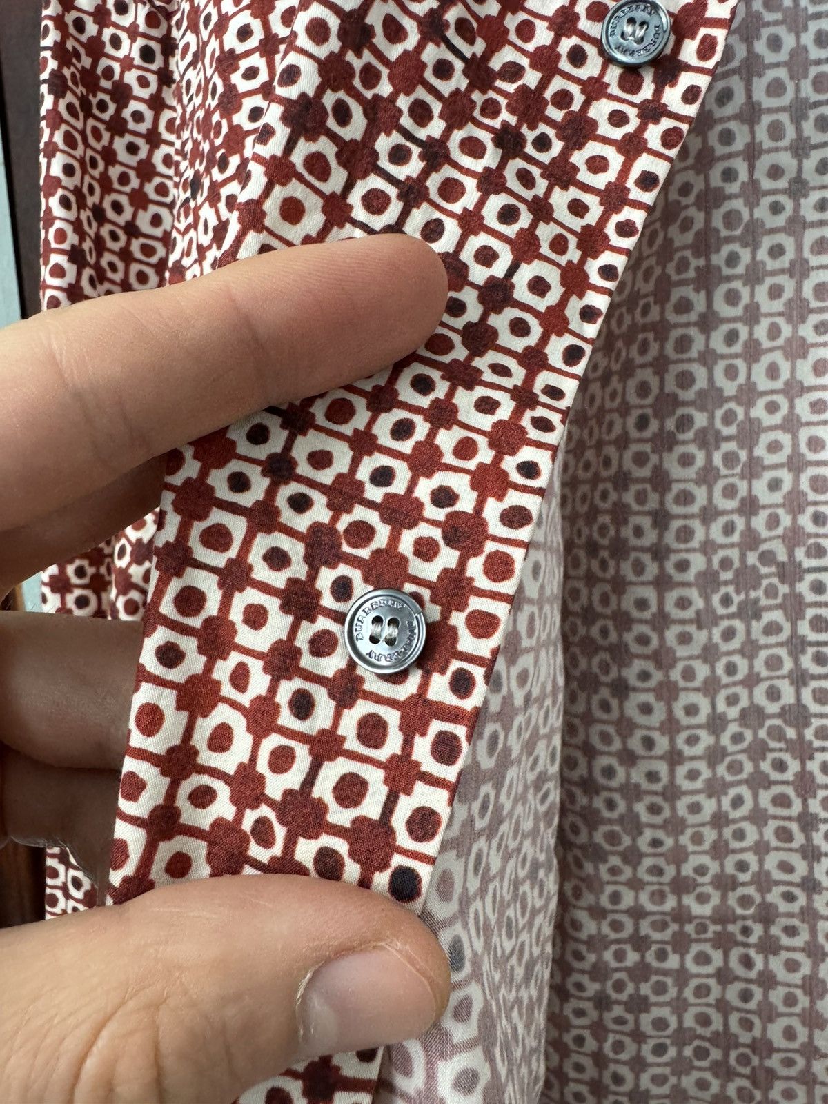 Burberry Burberry London Casual Button Up Shirt High Quality Print Size US L / EU 52-54 / 3 - 10 Thumbnail