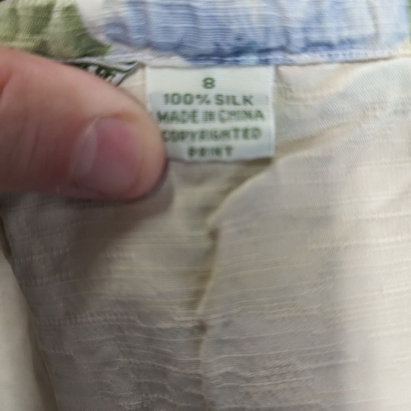 Tommy Bahama Tommy Bahama Silk Floral Capris - 8 Size 30" / US 8 / IT 44 - 2 Thumbnail