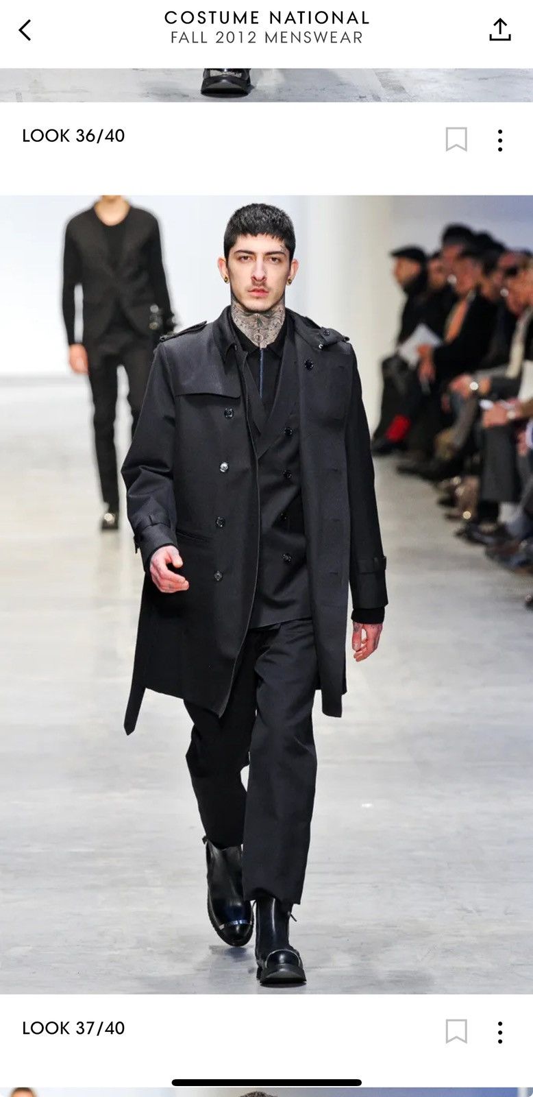 Costume National Archive Couture Runway coat. Size EU 48 USA 38 Size US M / EU 48-50 / 2 - 2 Thumbnail