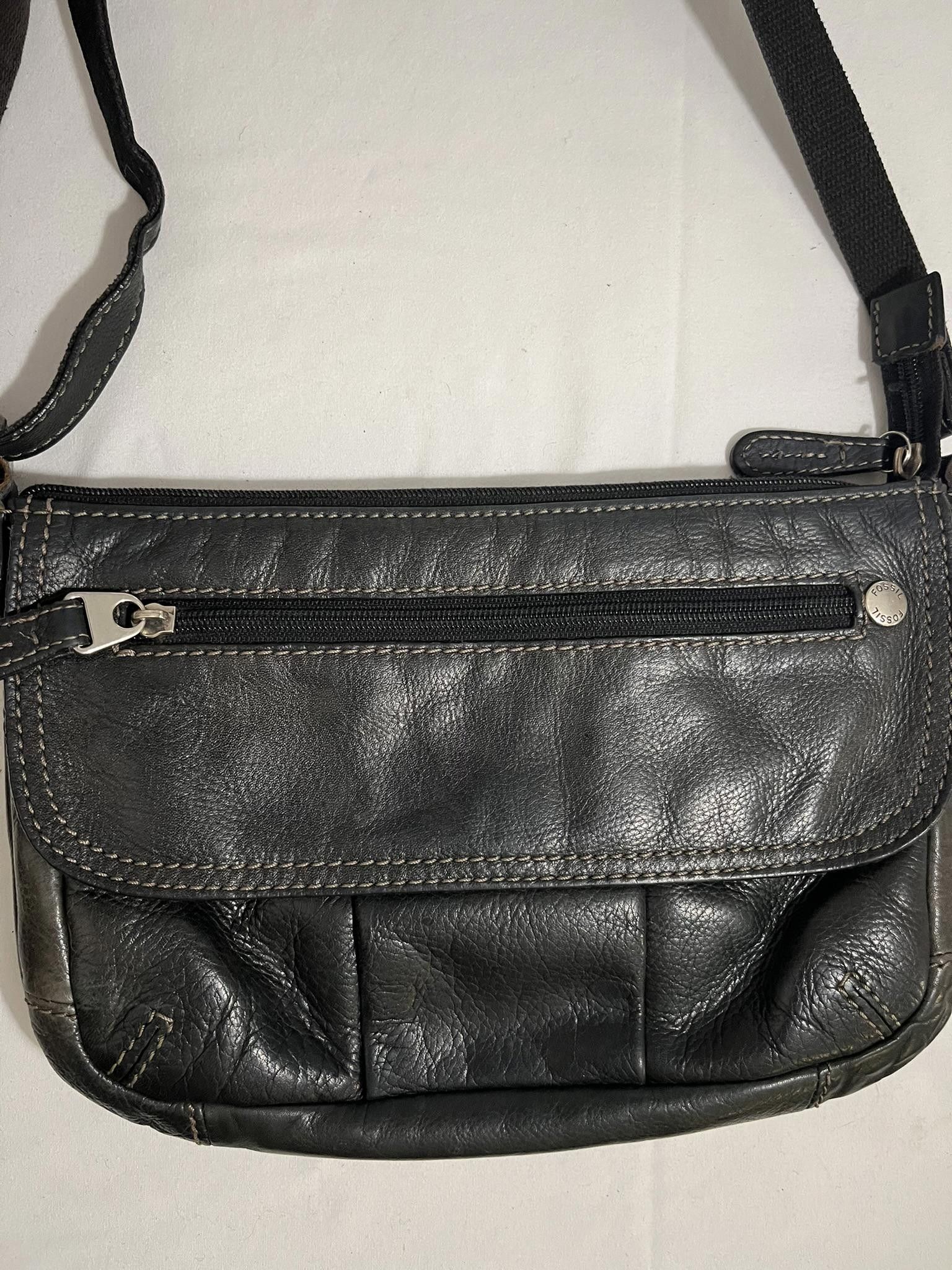 Coach Stylish Fossil Leather Crossbody Bag Size ONE SIZE - 5 Thumbnail