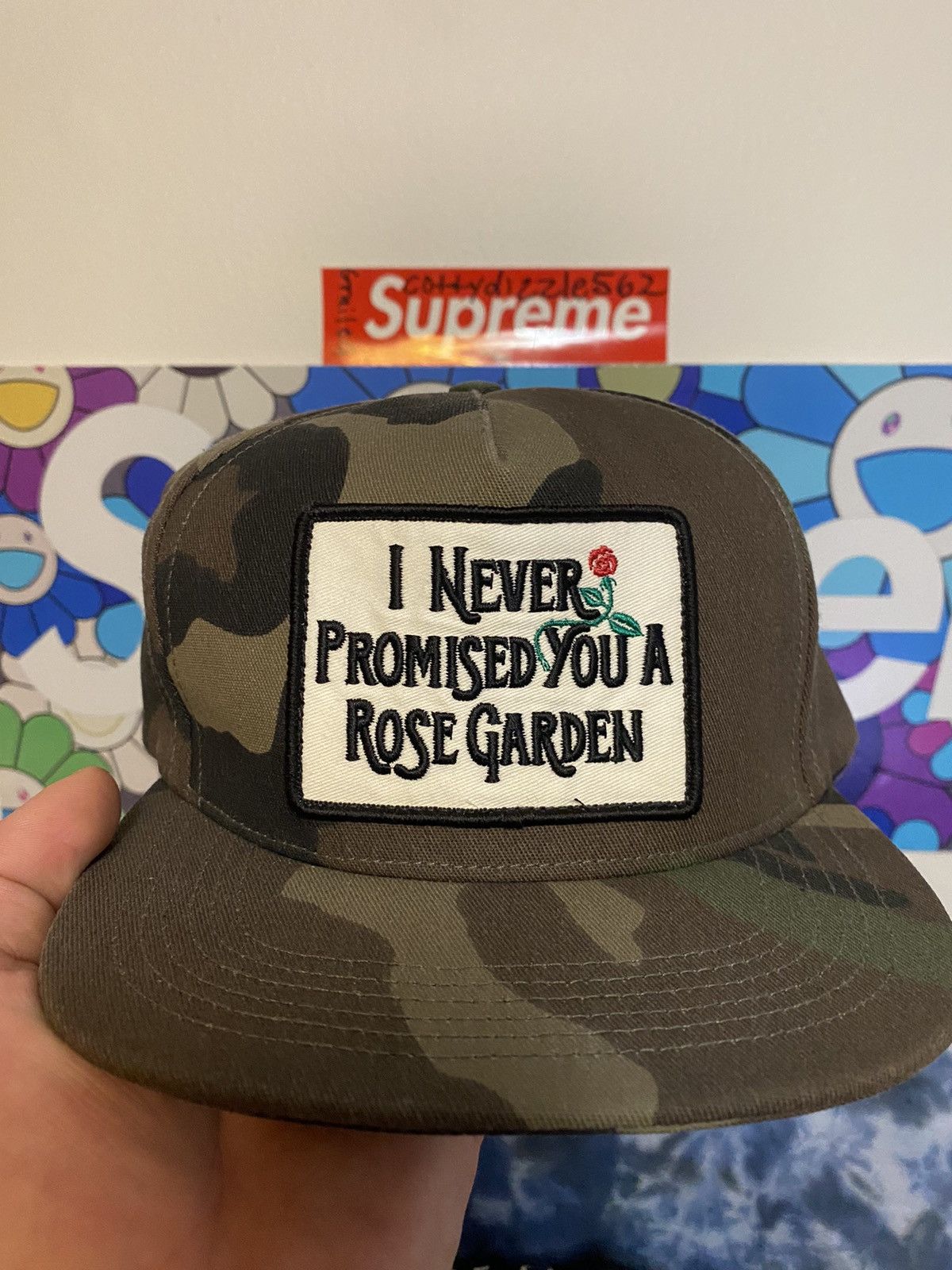 image of Supreme Rose Garden 5 Panel in Camo, Men's