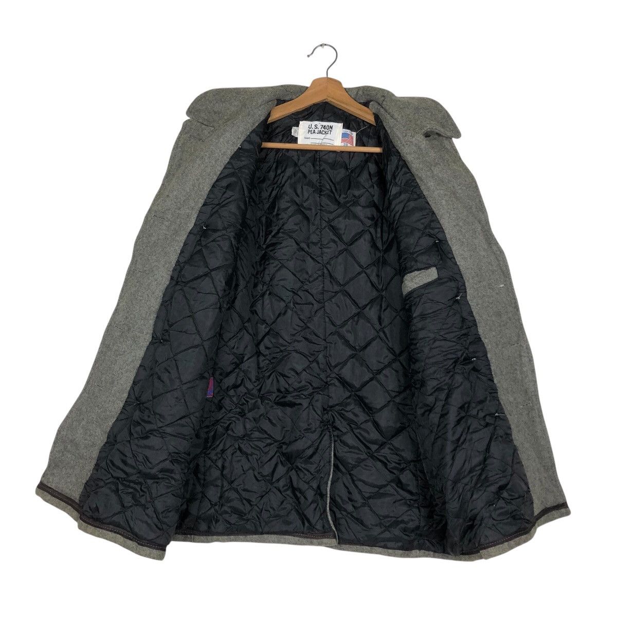 Schott 📌Vintage Pea Jacket Schott Wool Biker Jacket Double Collar Size US M / EU 48-50 / 2 - 14 Thumbnail