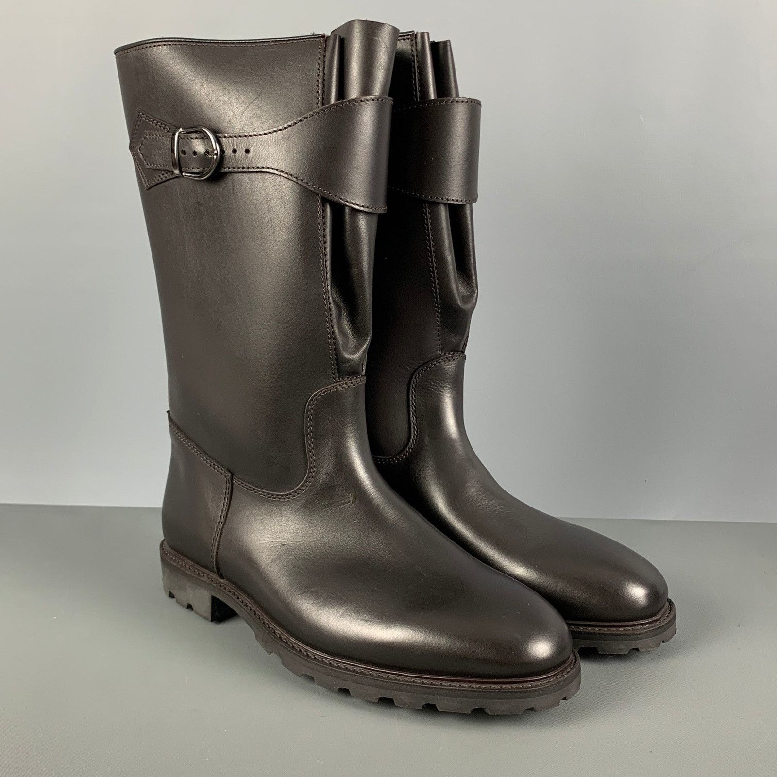 Paul Stuart PAUL STUART Size 8 Brown Solid Leather Pull On Boots Size US 8 / EU 41 - 1 Thumbnail