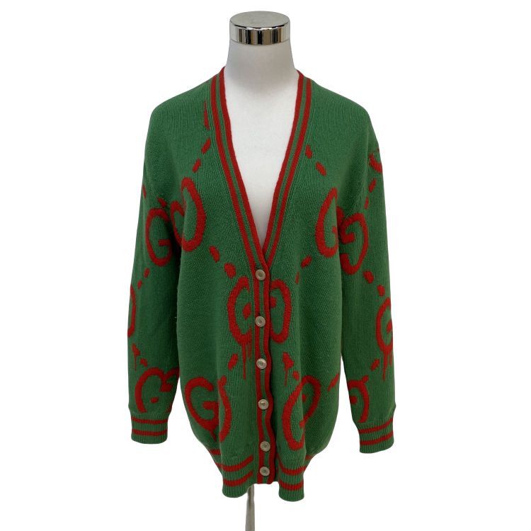 Gucci Gucci GG Logo Wool Cardigan Size S Size US S / EU 44-46 / 1 - 1 Thumbnail