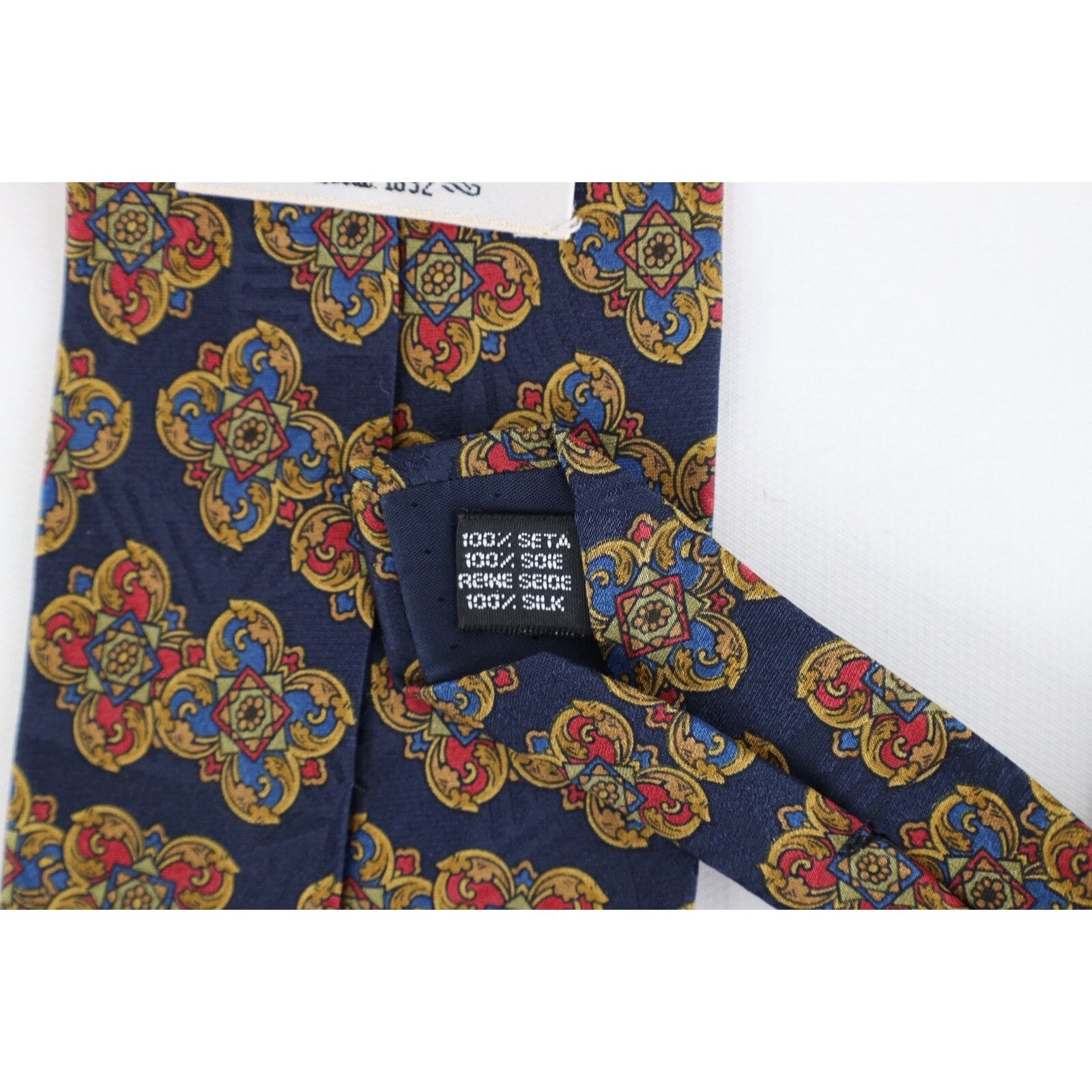 Abercrombie & Fitch Vintage 90s Abercrombie & Fitch Handmade Silk Rainbow Tie Size ONE SIZE - 4 Thumbnail