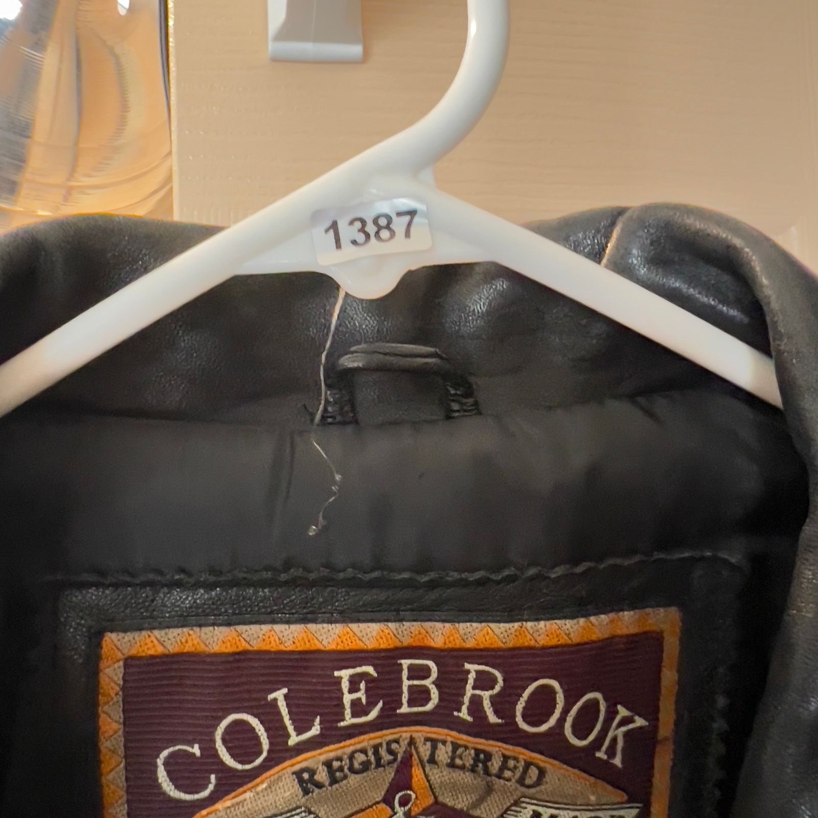 Other Colebrook Co. Lined Leather Coat Mens Large Drawstring Waist Size US L / EU 52-54 / 3 - 21 Thumbnail