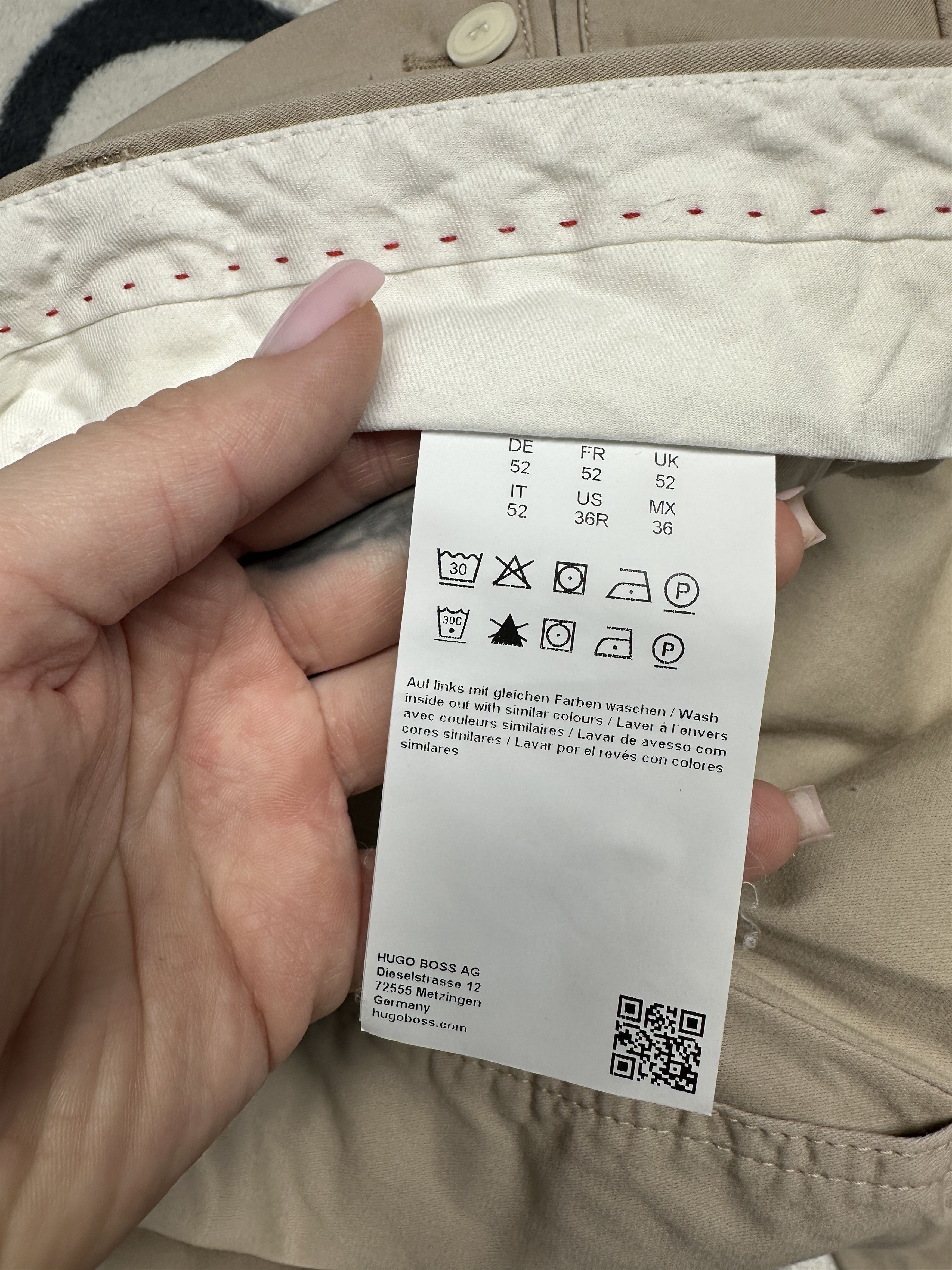 Hugo Boss Hugo Boss Vintage Mens Chino Pants Size US 36 / EU 52 - 5 Thumbnail
