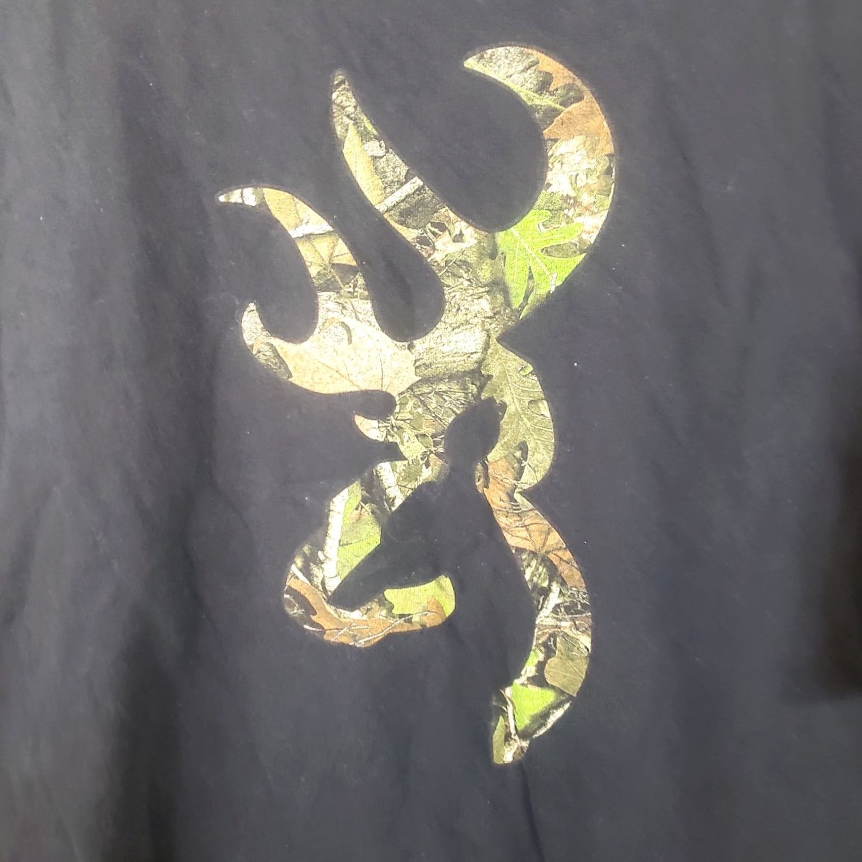 Vintage Browning Hunting Men's 2XL Brown T-Shirt Short Sleeve Camouflage Buck Logo Back Front Vintage Big Tall Shirt Mens Size US XXL / EU 58 / 5 - 5 Thumbnail