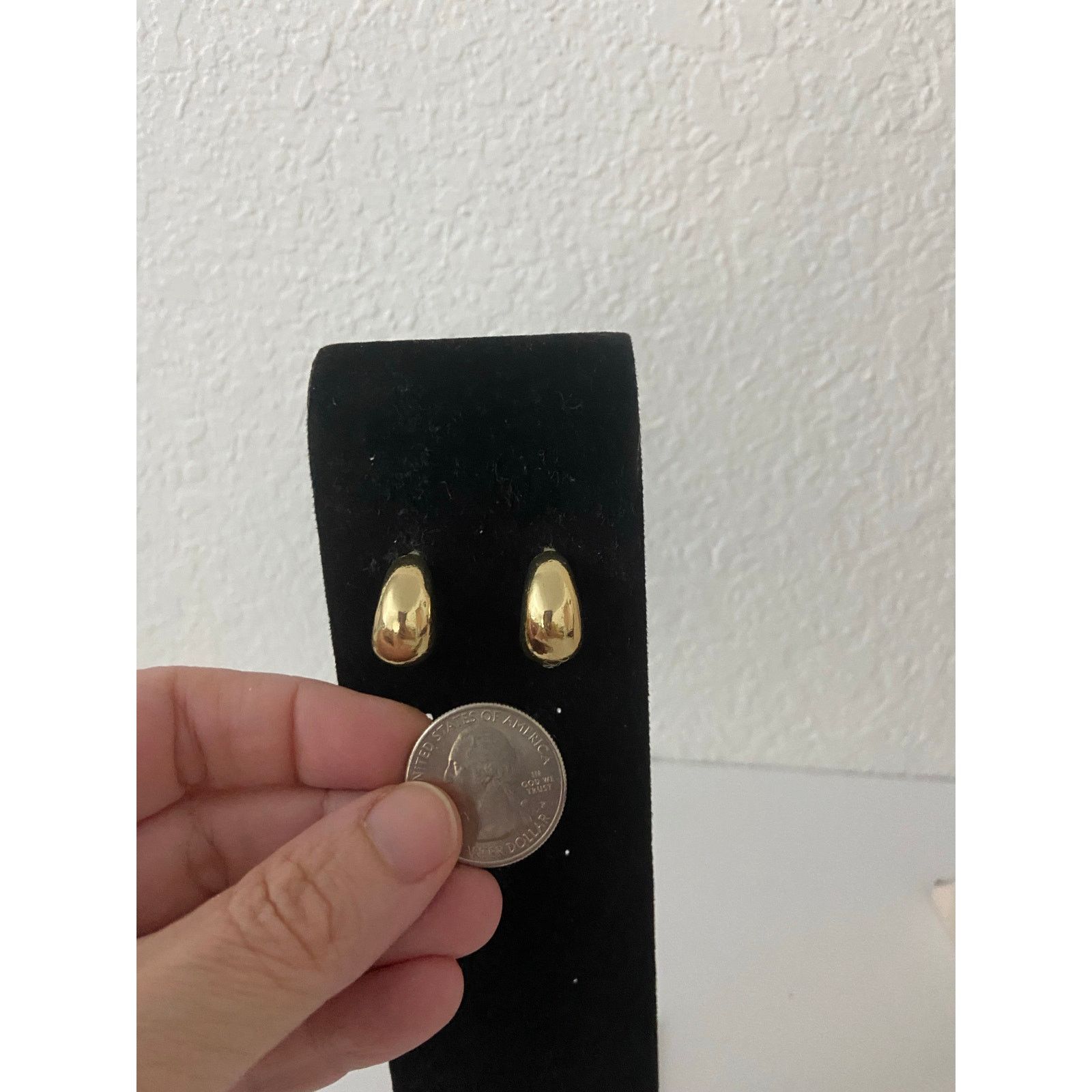 Other Teardrop earrings gold tone Size ONE SIZE - 2 Thumbnail