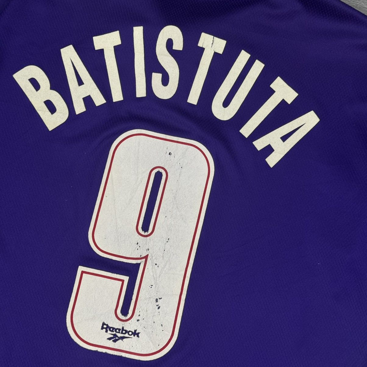 Vintage 🔥 Fiorentina 1995/96 – Reebok Sammontana–Batistuta #9 jersey Size US L / EU 52-54 / 3 - 8 Thumbnail