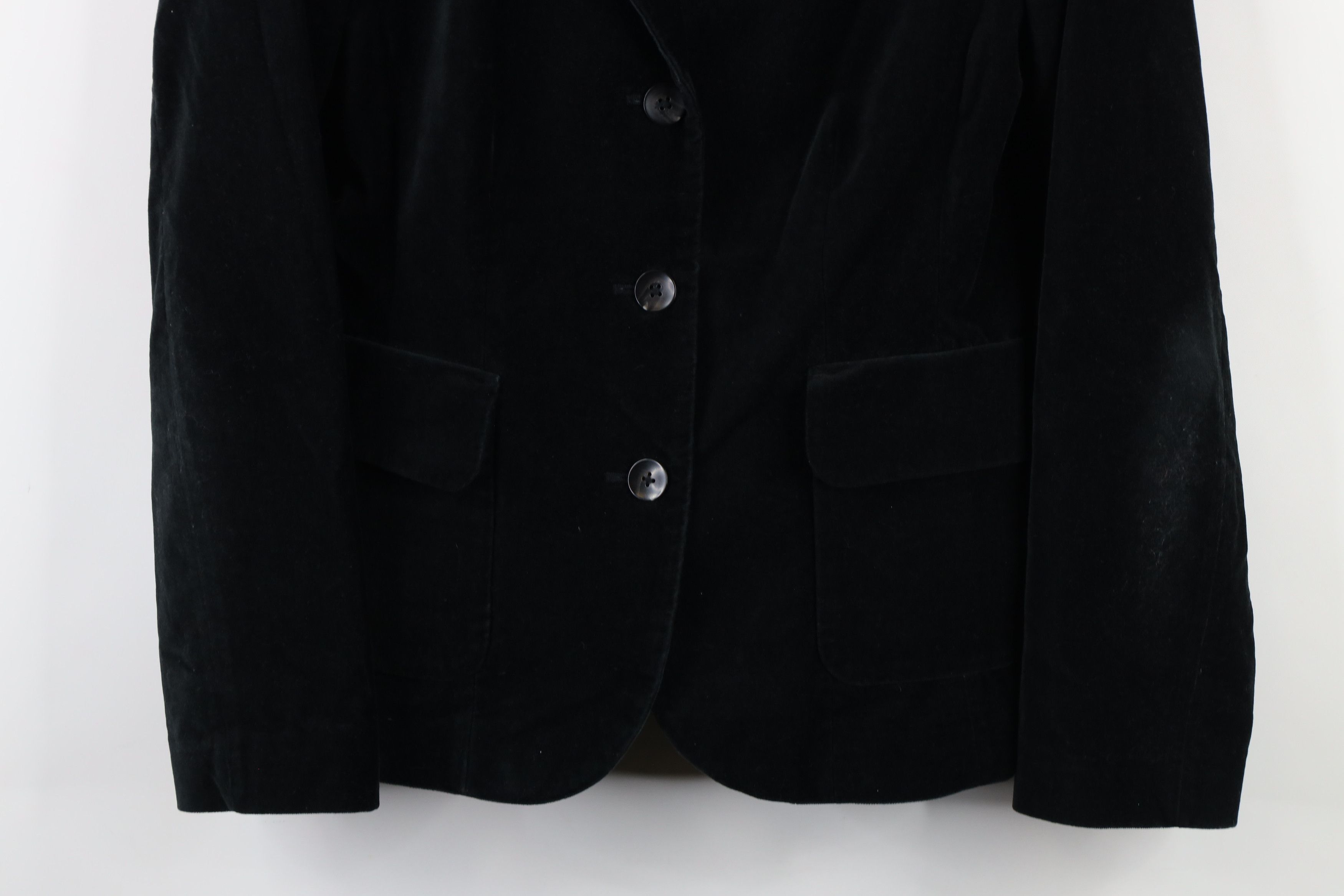 Eddie Bauer × Vintage Vintage Eddie Bauer 3 Button Blazer Jacket Suit Coat Black Size M / US 6-8 / IT 42-44 - 3 Thumbnail