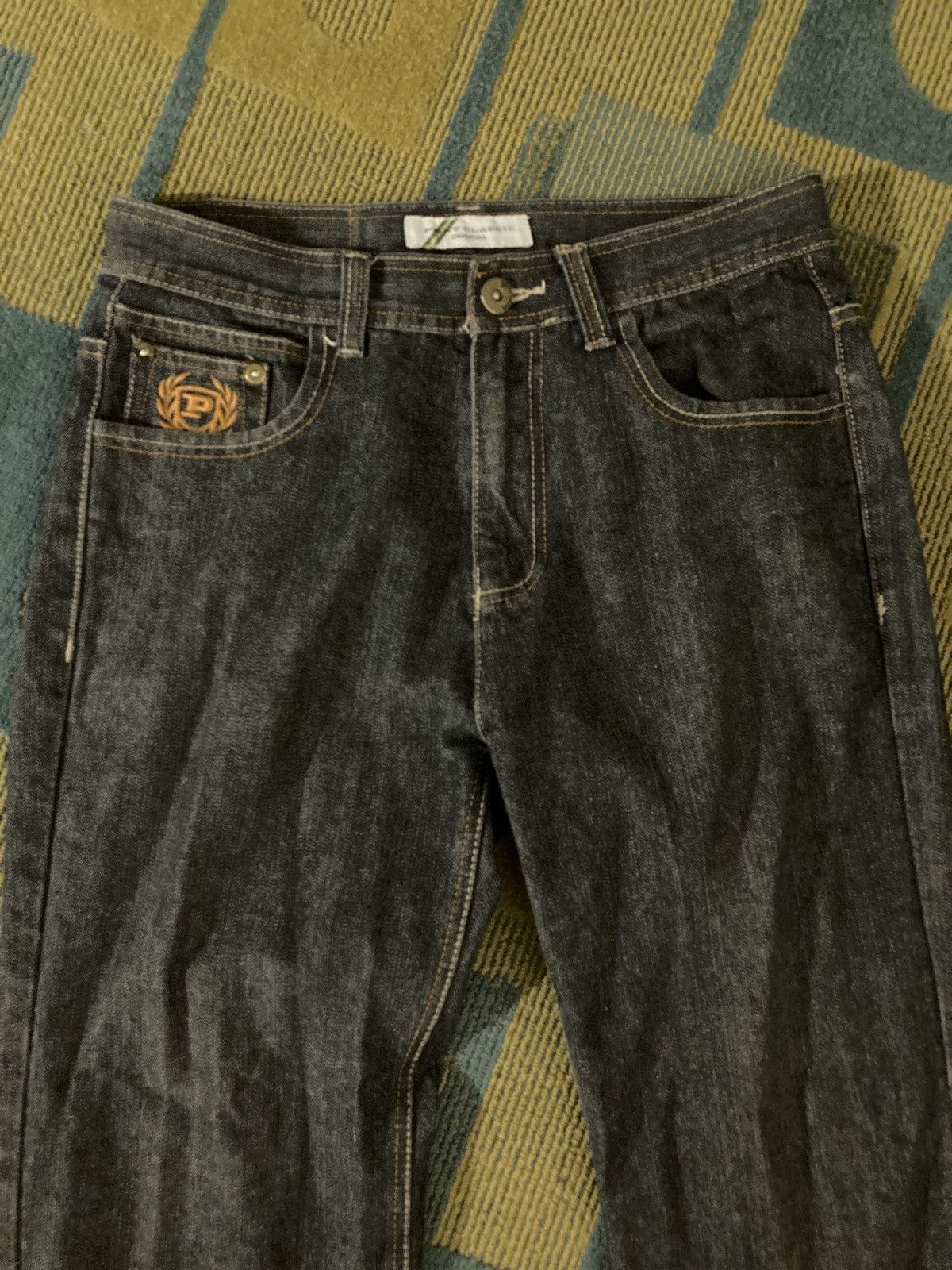 Phat Farm × Vintage VTG Phat Farm Y2K baggy denim 32x34 Size US 32 / EU 48 - 4 Thumbnail